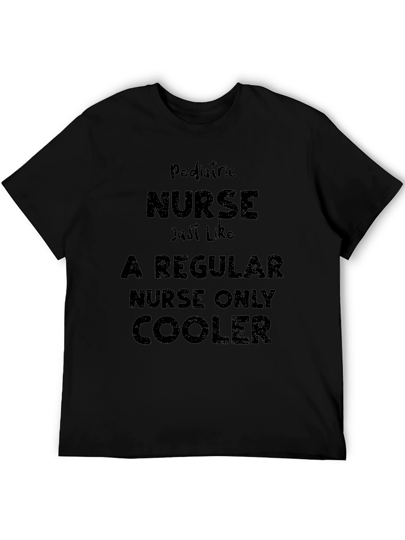 Pediatric Nurse Cooler Black T-Shirt
