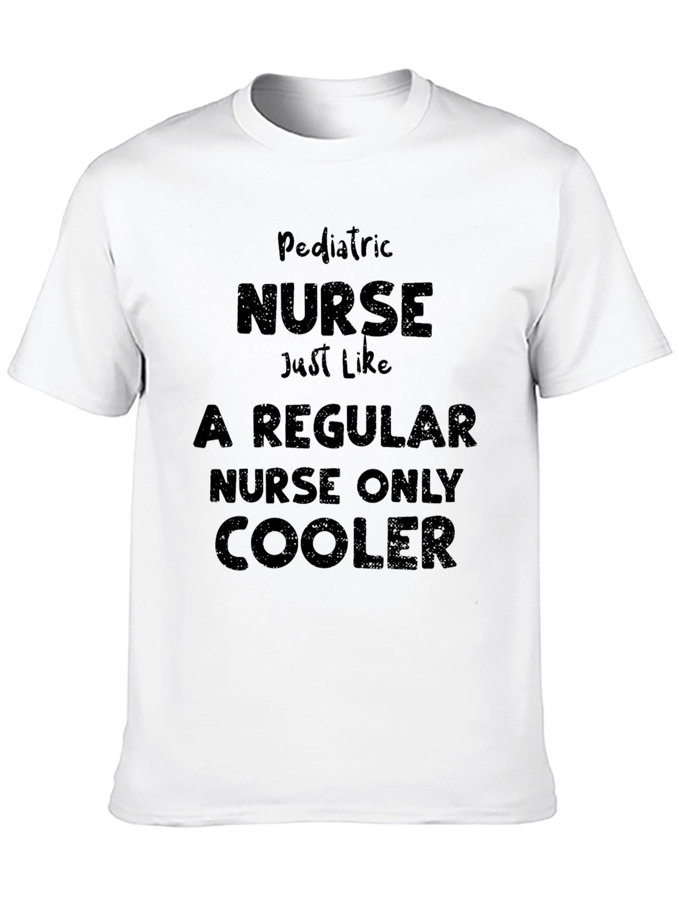 Pediatric Nurse Cooler Black T-Shirt