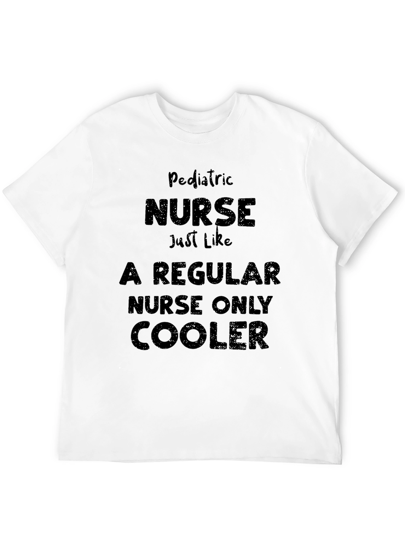 Pediatric Nurse Cooler Black T-Shirt