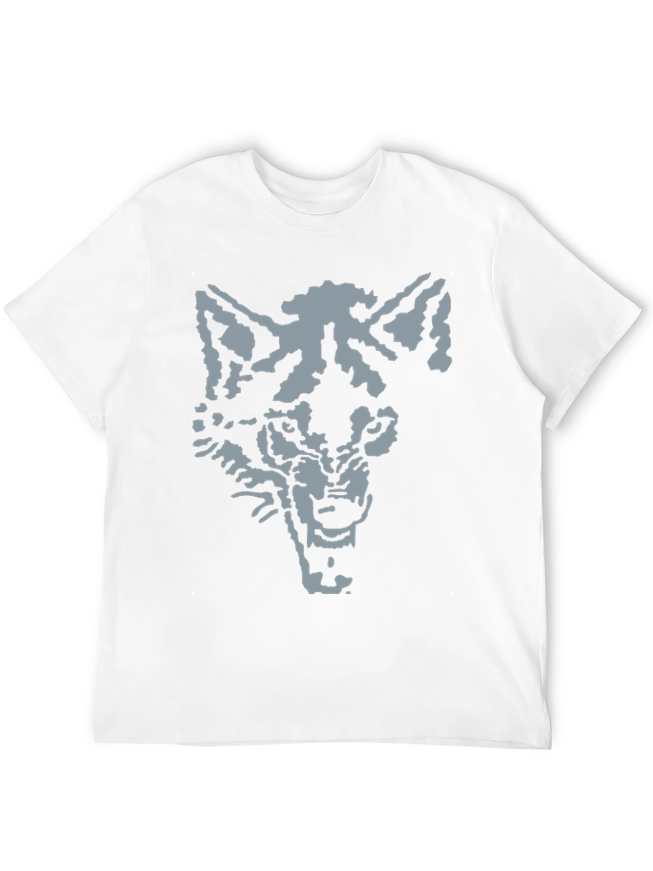 Wolf Graphic Tee - Mens Black Cotton T-Shirt