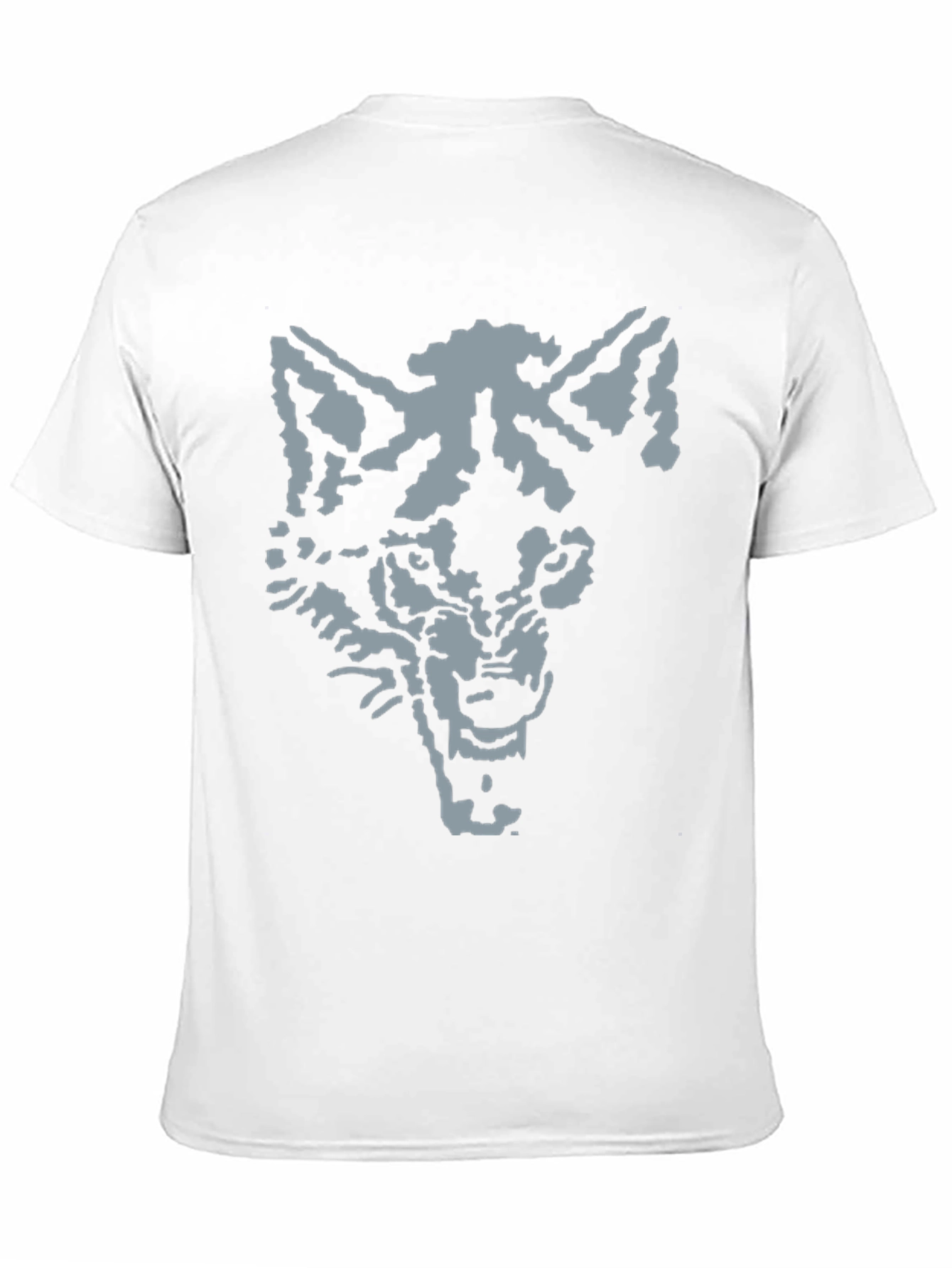 Wolf Graphic Tee - Mens Black Cotton T-Shirt