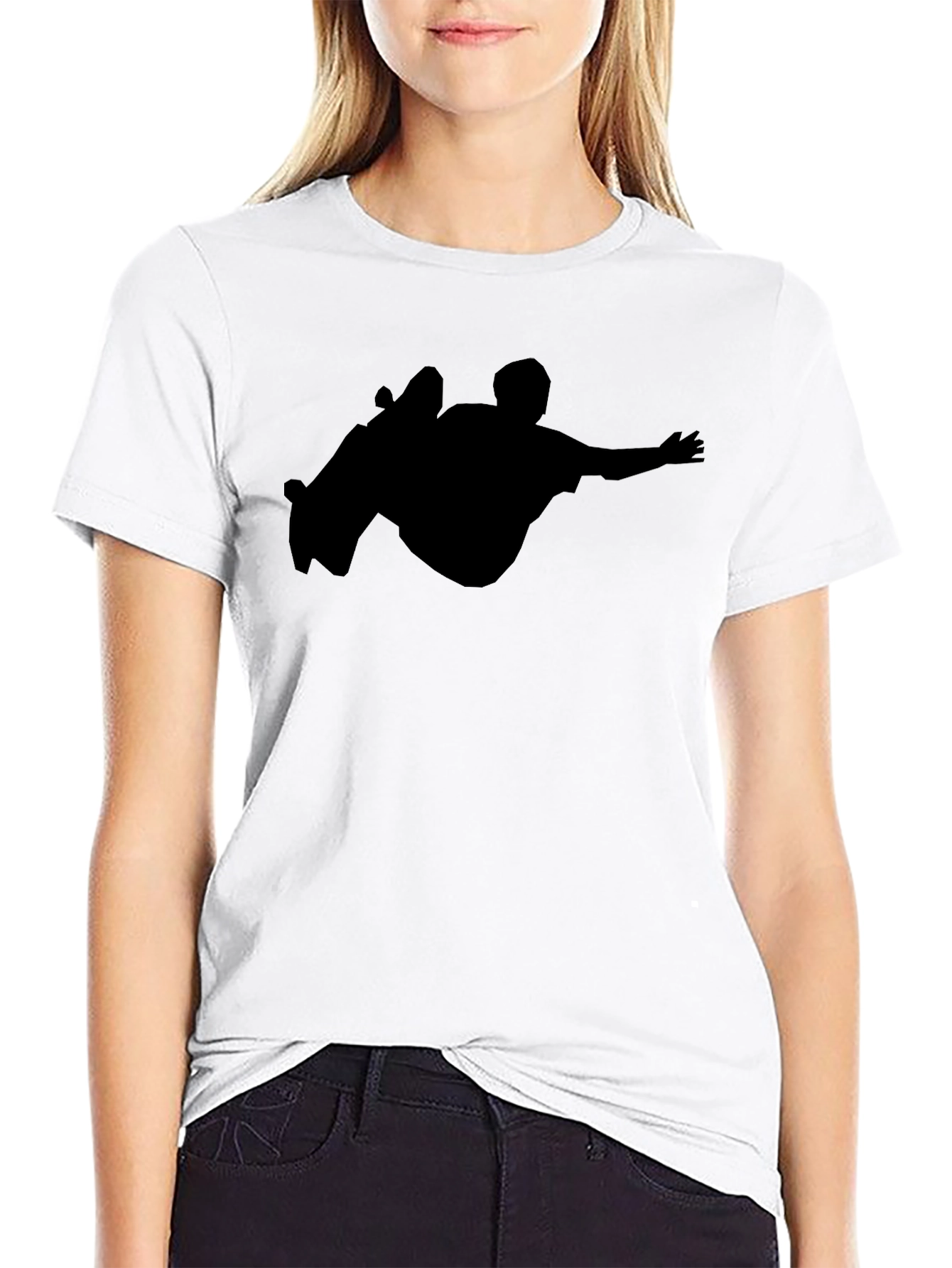 Skateboarder Silhouette T-Shirt - Cool Graphic Tee