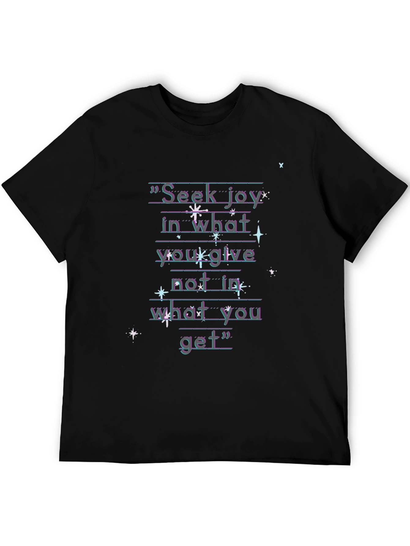 Seek Joy Graphic Tee - Inspirational Quote Shirt