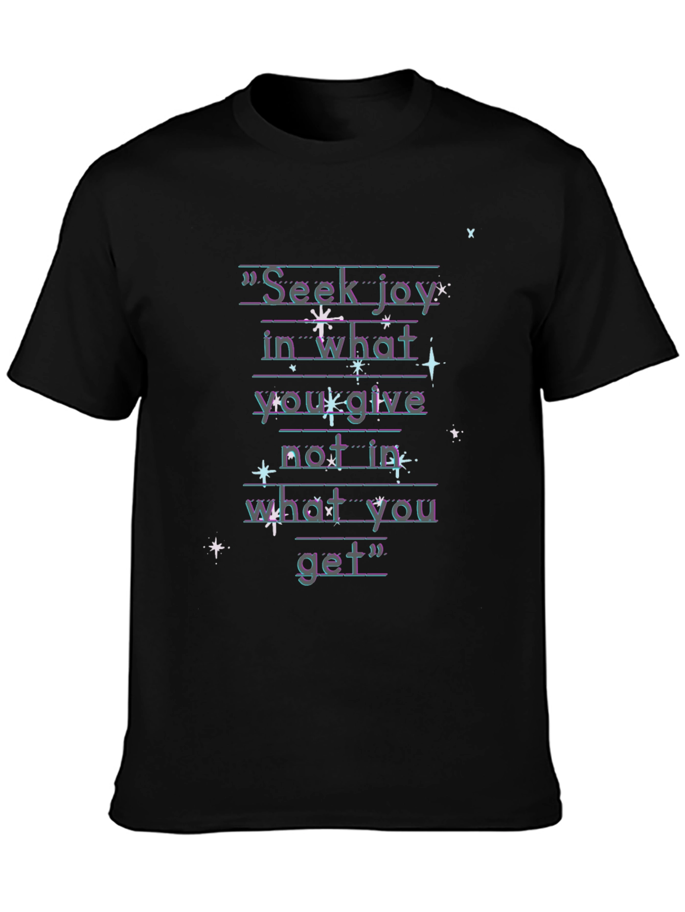 Seek Joy Graphic Tee - Inspirational Quote Shirt