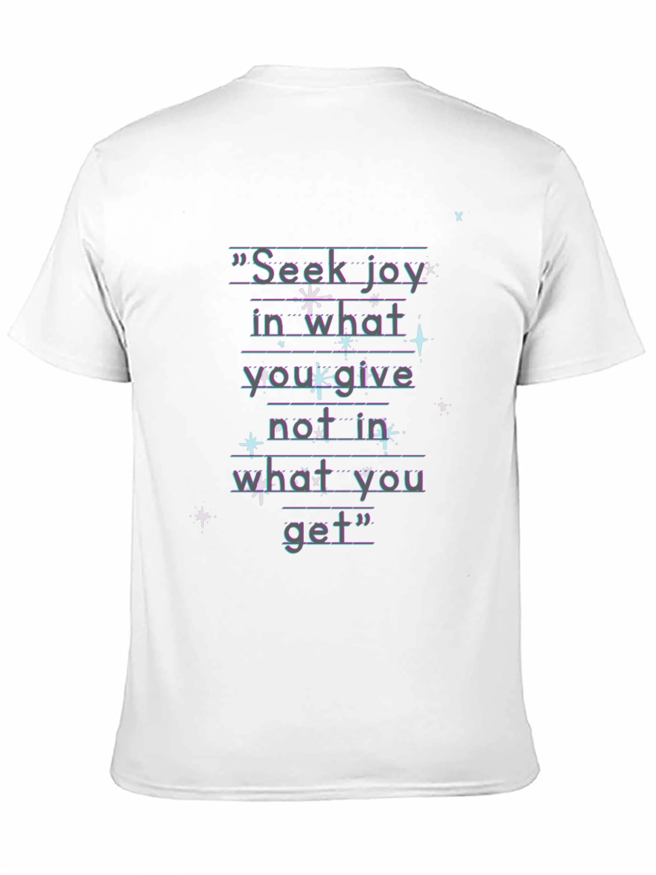 Seek Joy Graphic Tee - Inspirational Quote Shirt