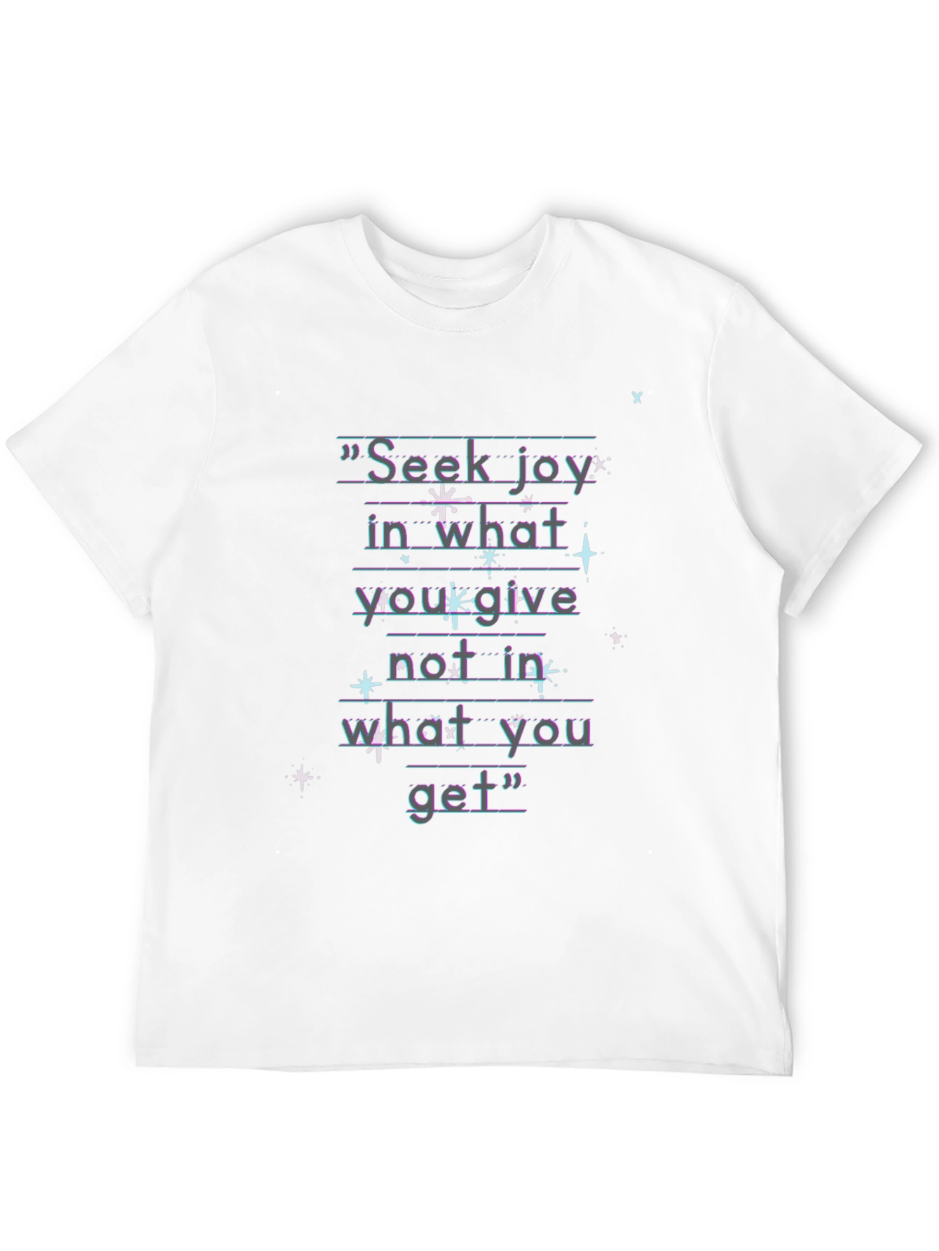 Seek Joy Graphic Tee - Inspirational Quote Shirt