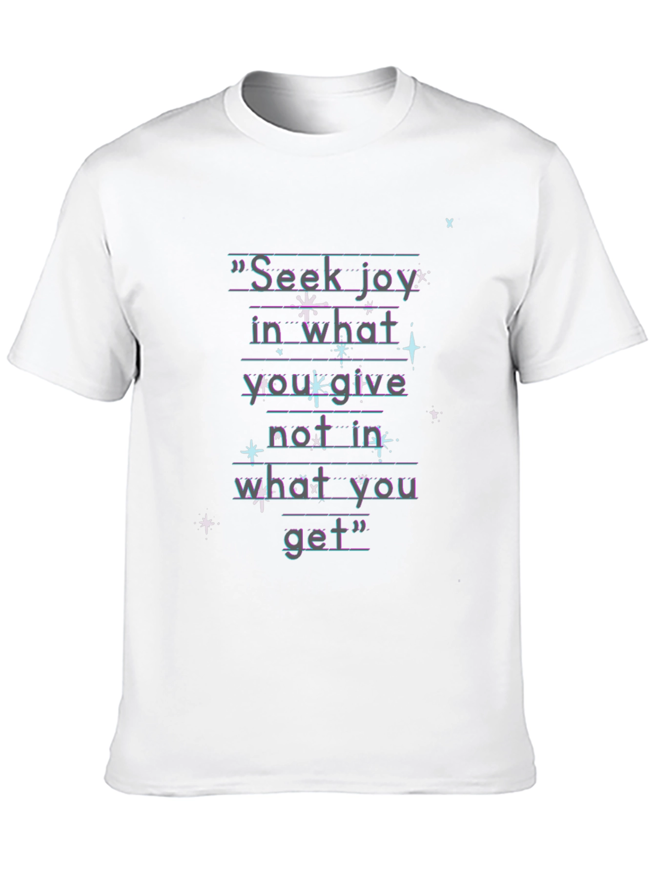 Seek Joy Graphic Tee - Inspirational Quote Shirt