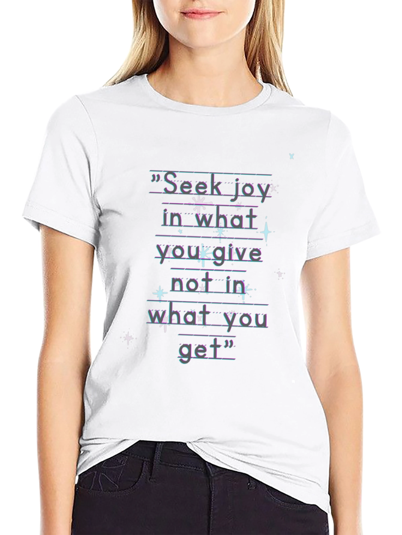 Seek Joy Graphic Tee - Inspirational Quote Shirt