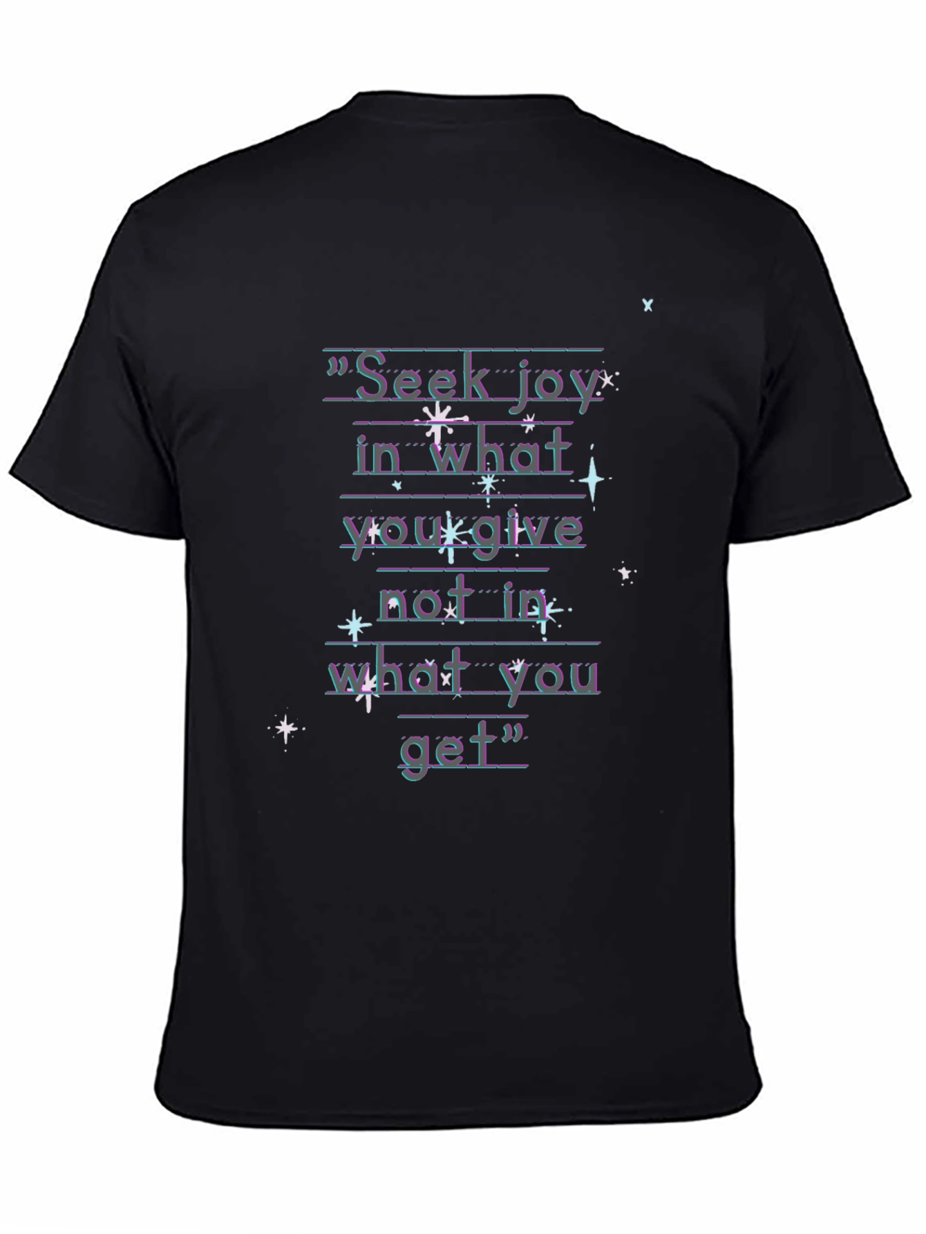 Seek Joy Graphic Tee - Inspirational Quote Shirt