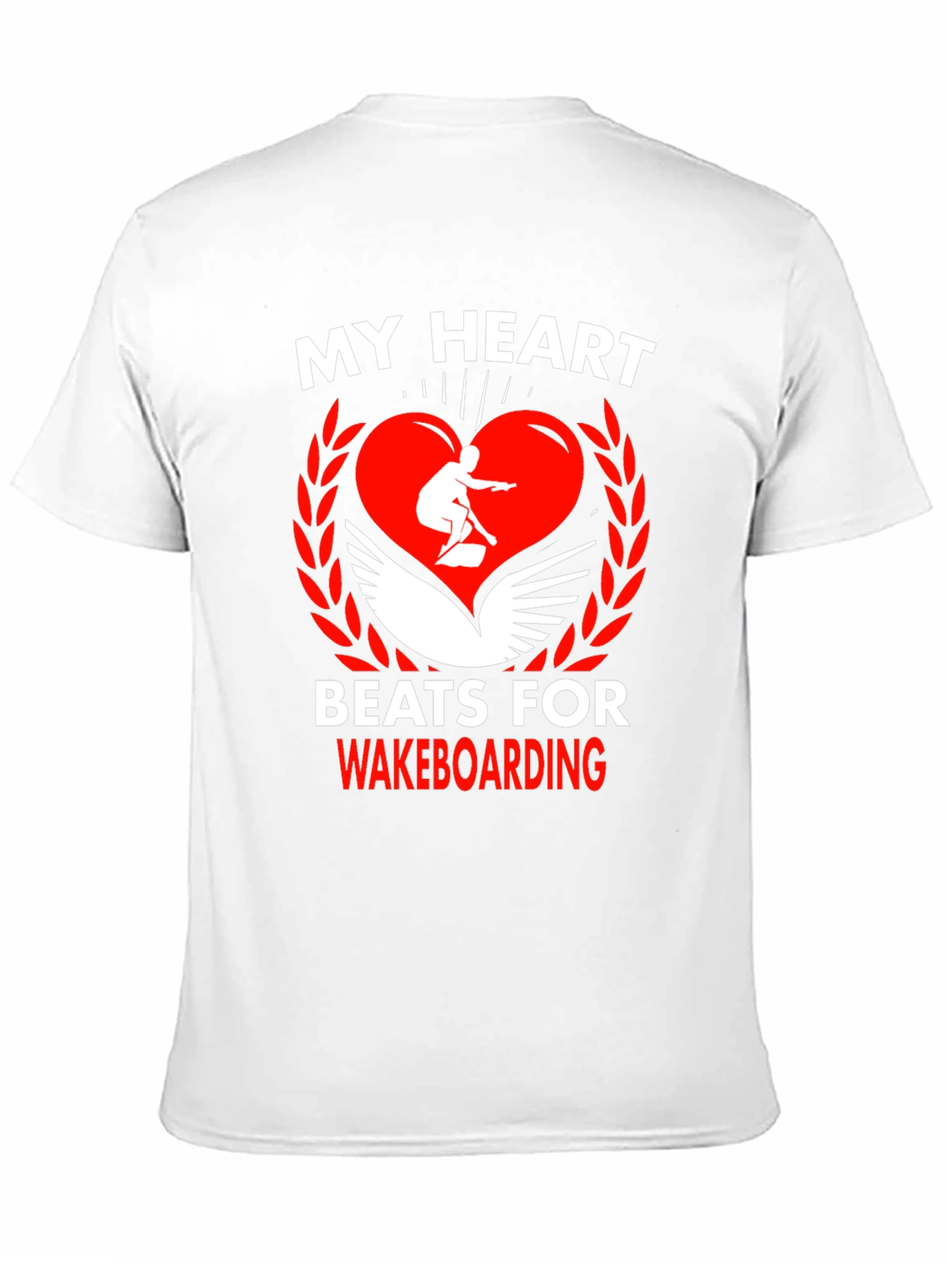 My Heart Beats for Wakeboarding Graphic Tee