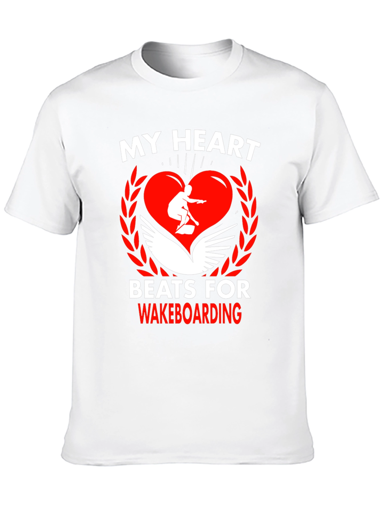 My Heart Beats for Wakeboarding Graphic Tee