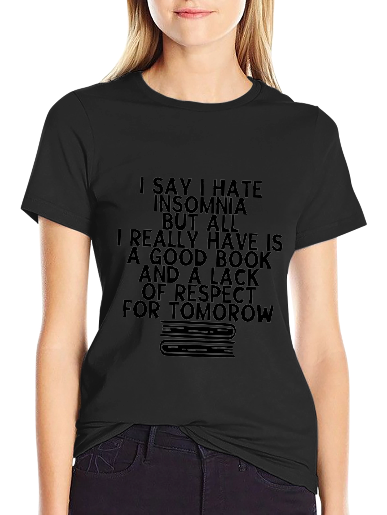 Funny Insomnia Book Lover T-Shirt