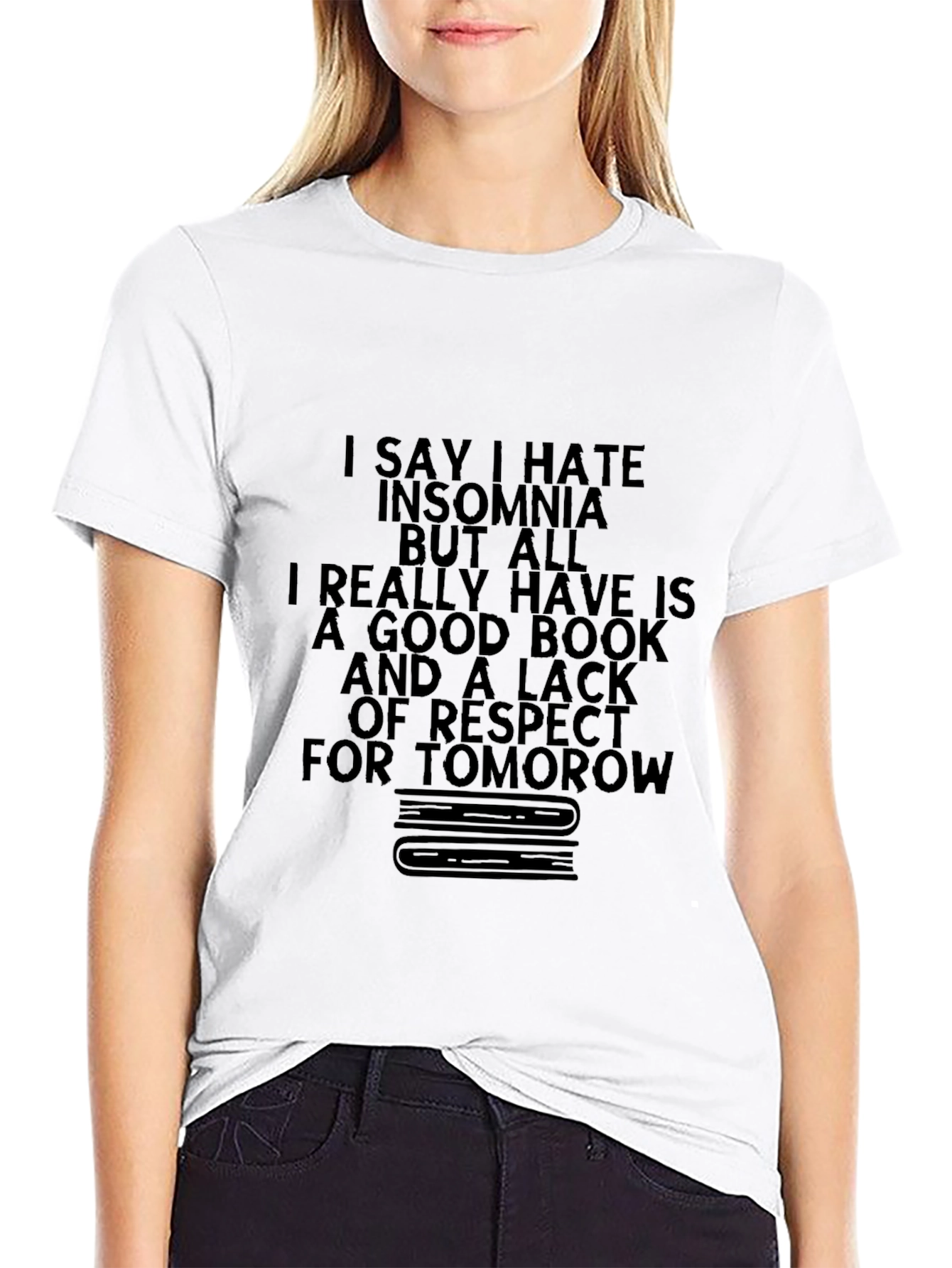 Funny Insomnia Book Lover T-Shirt