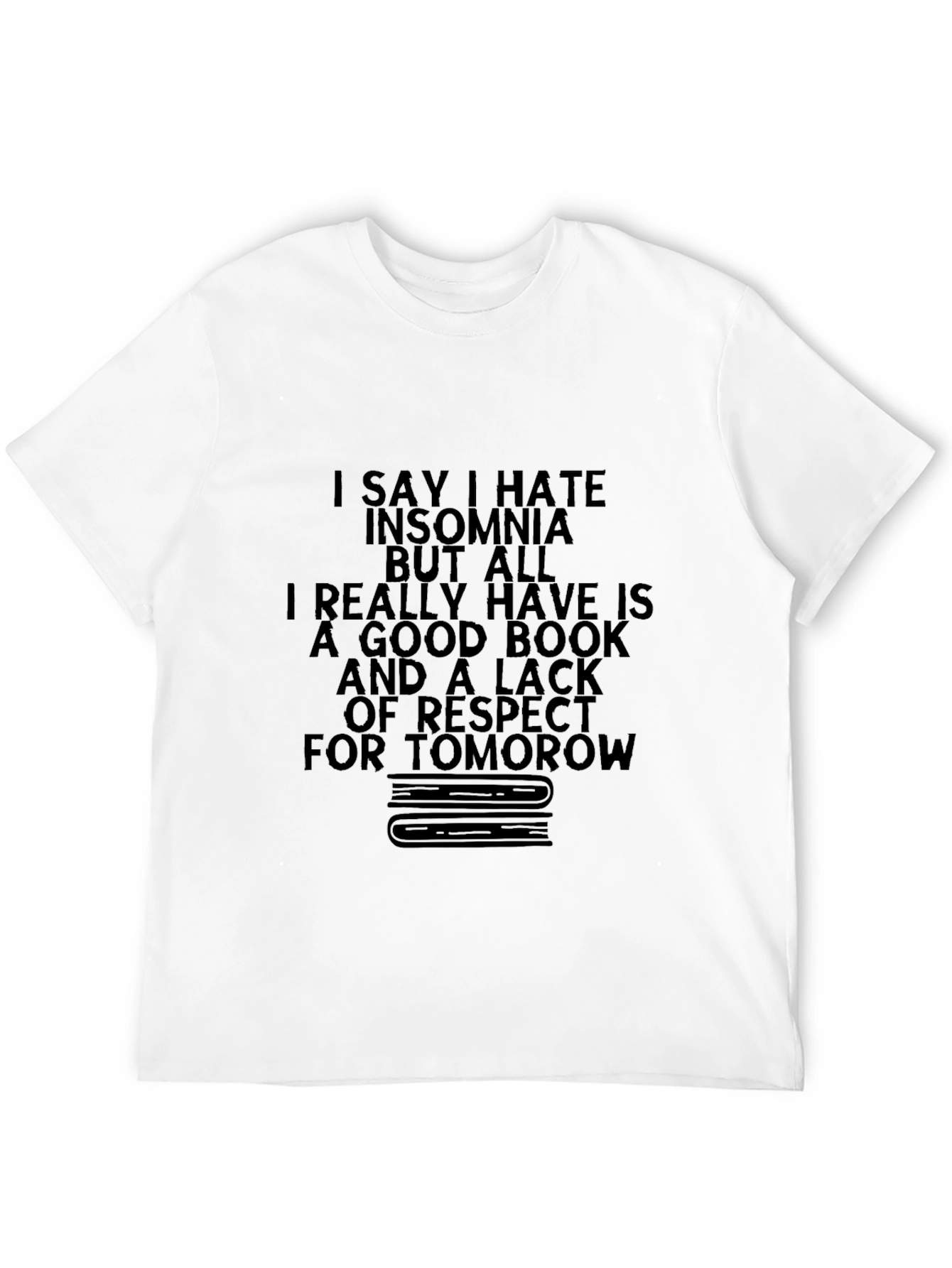 Funny Insomnia Book Lover T-Shirt
