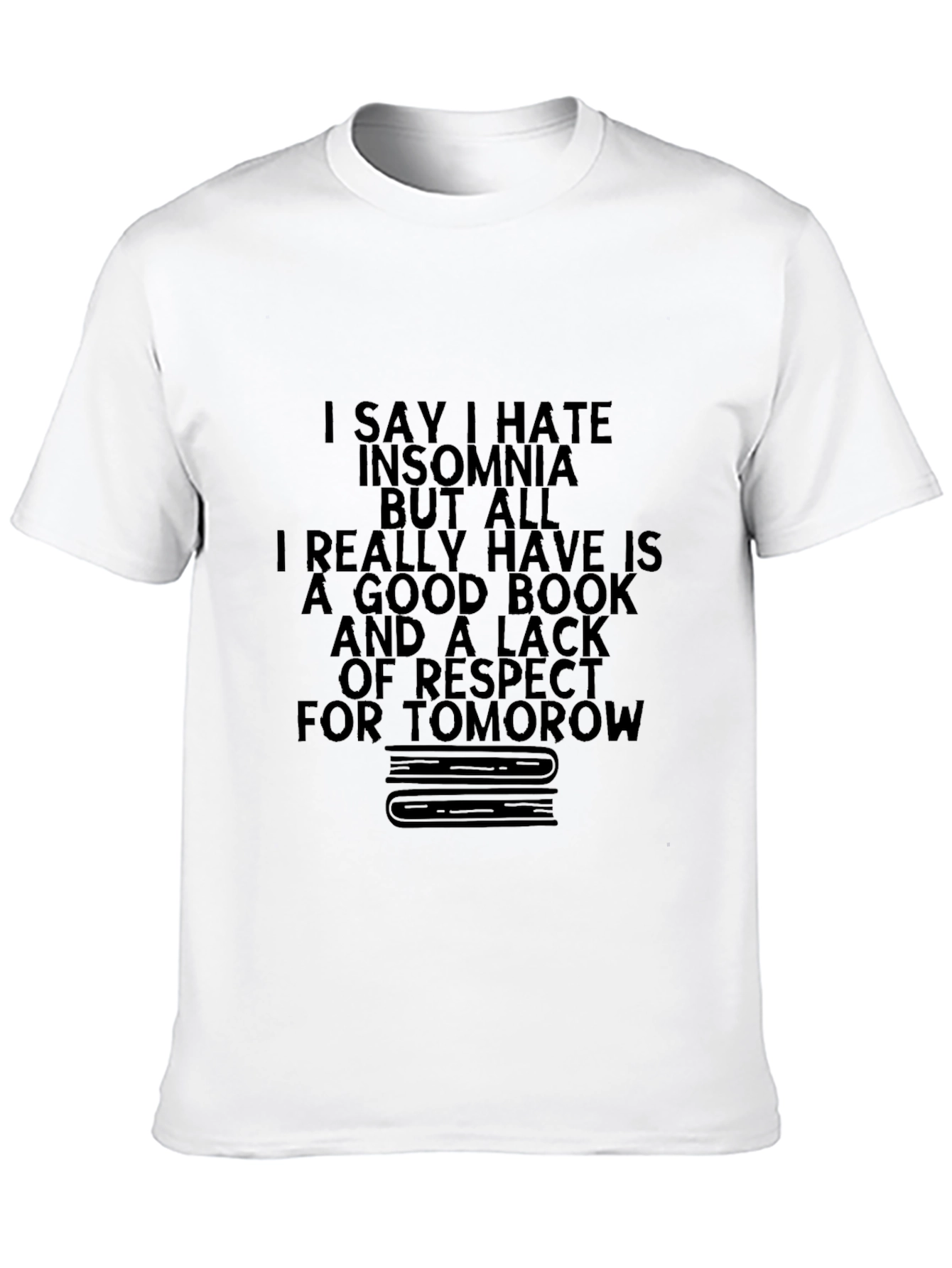 Funny Insomnia Book Lover T-Shirt