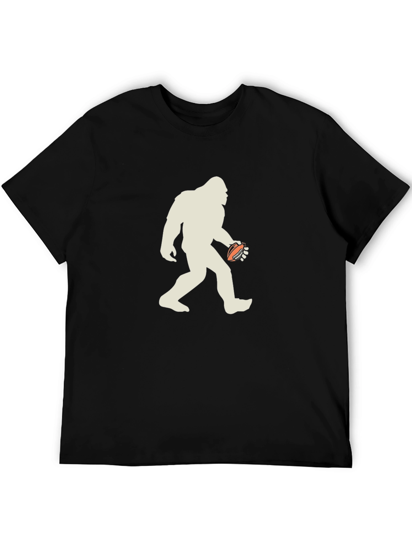Bigfoot Football Black T-Shirt