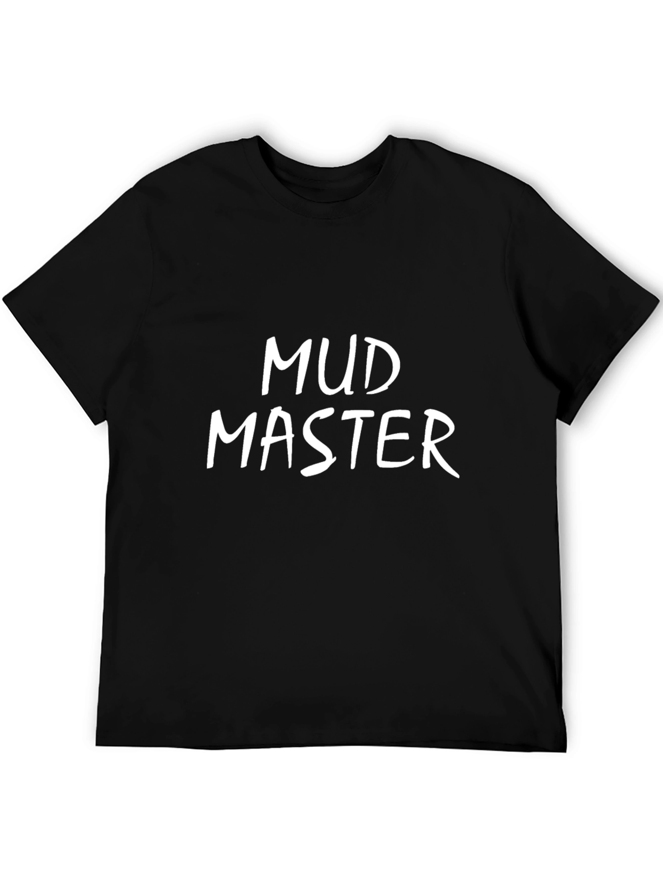 Mud Master Graphic Tee - Black Cotton T-Shirt