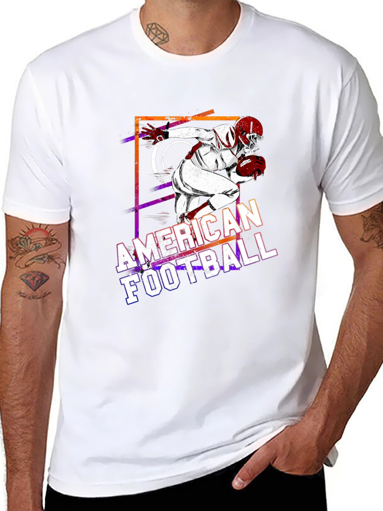 American Football Graphic Tee