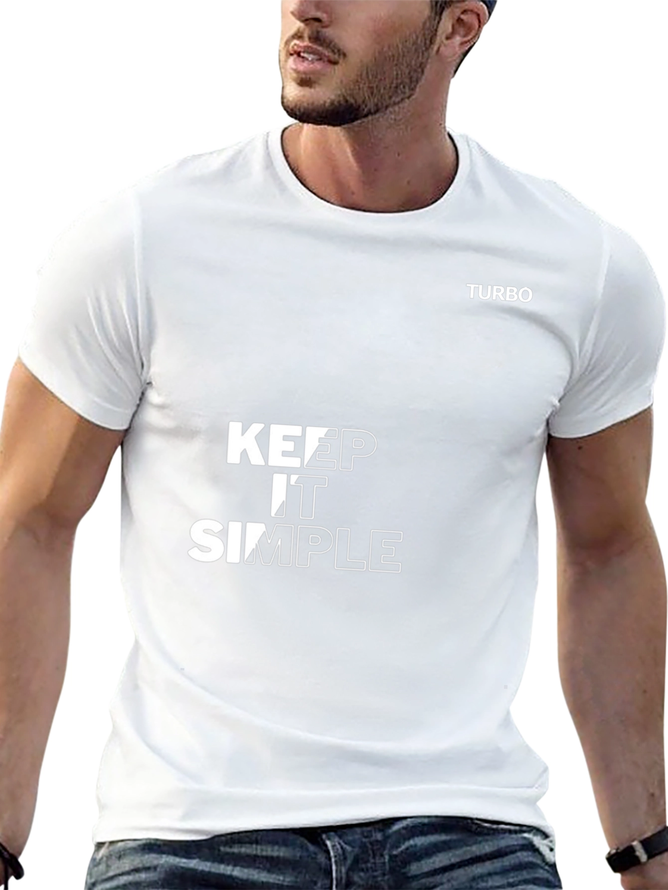 Keep It Simple Black T-Shirt