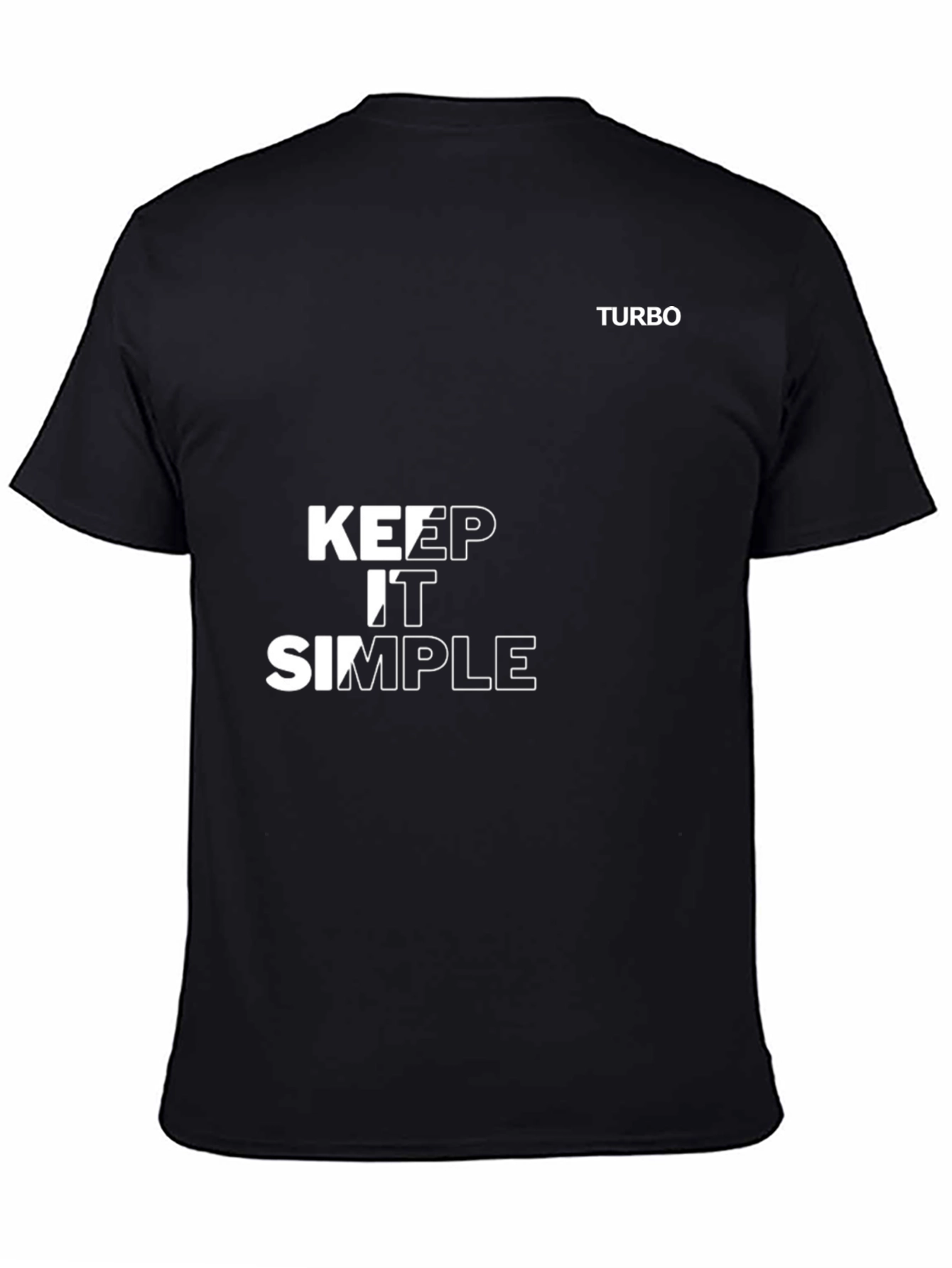 Keep It Simple Black T-Shirt