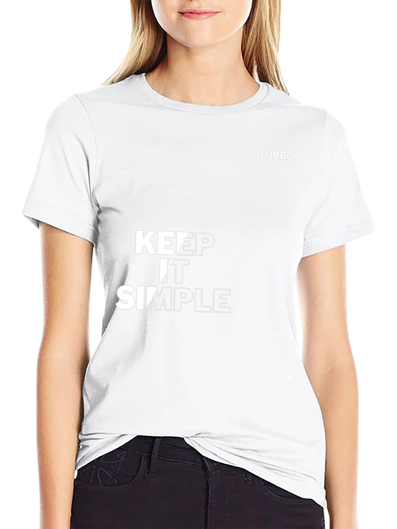 Keep It Simple Black T-Shirt