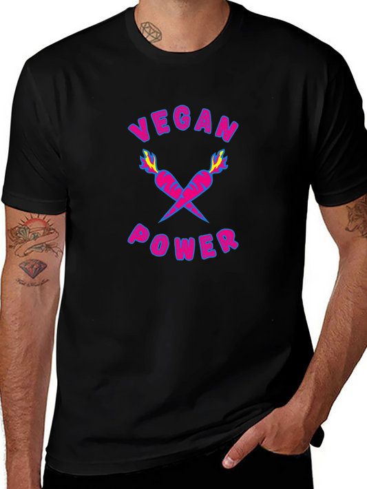 Vegan Power Graphic T-Shirt