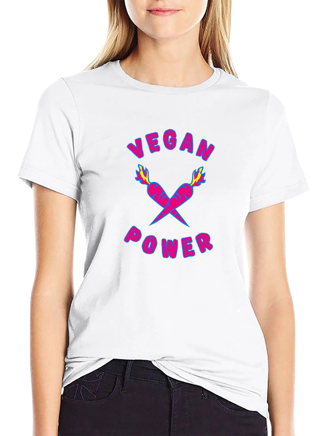 Vegan Power Graphic T-Shirt