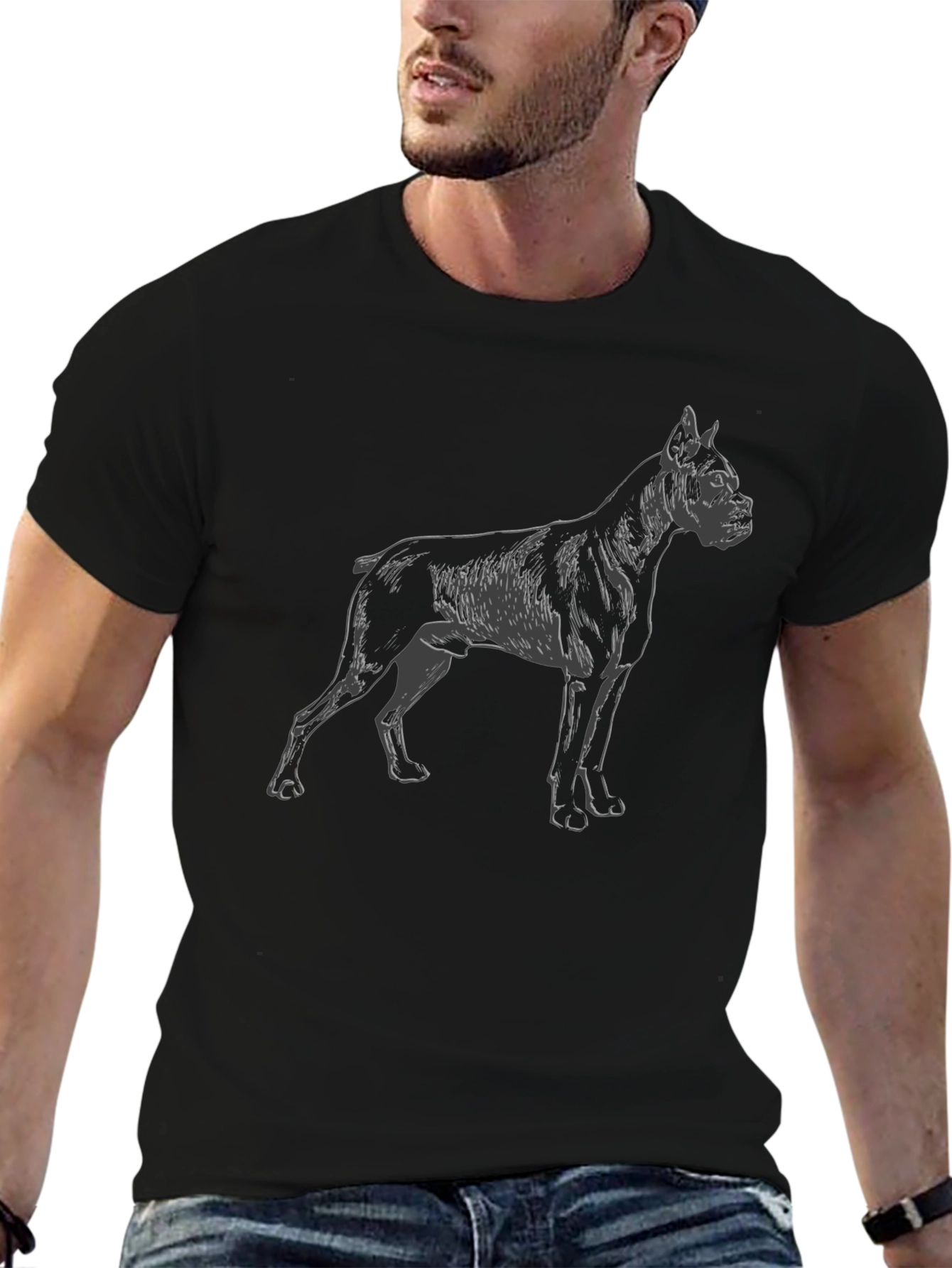 Dog Graphic Tee - Cool Canine Design
