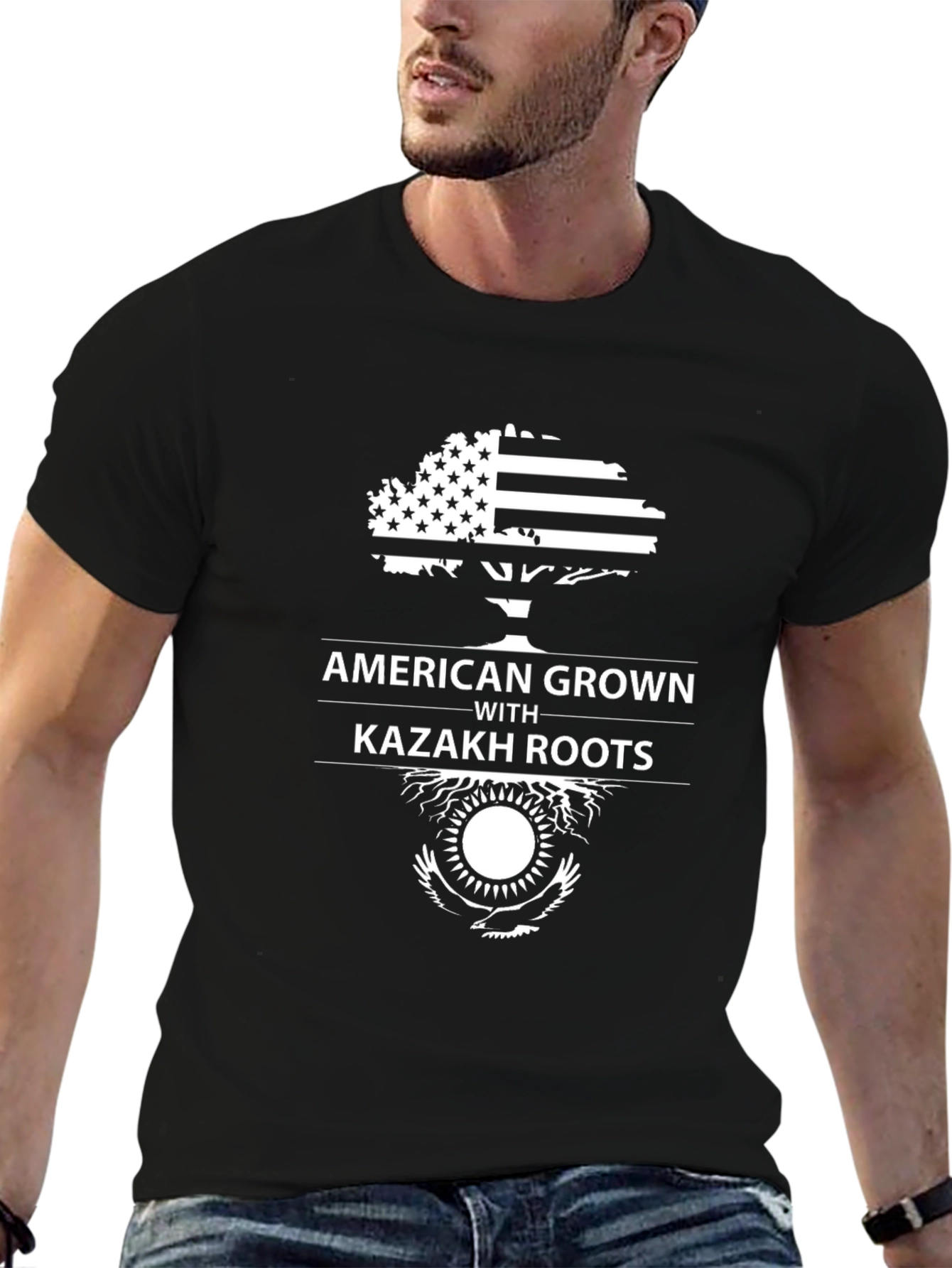 American Grown Kazakh Roots T-Shirt