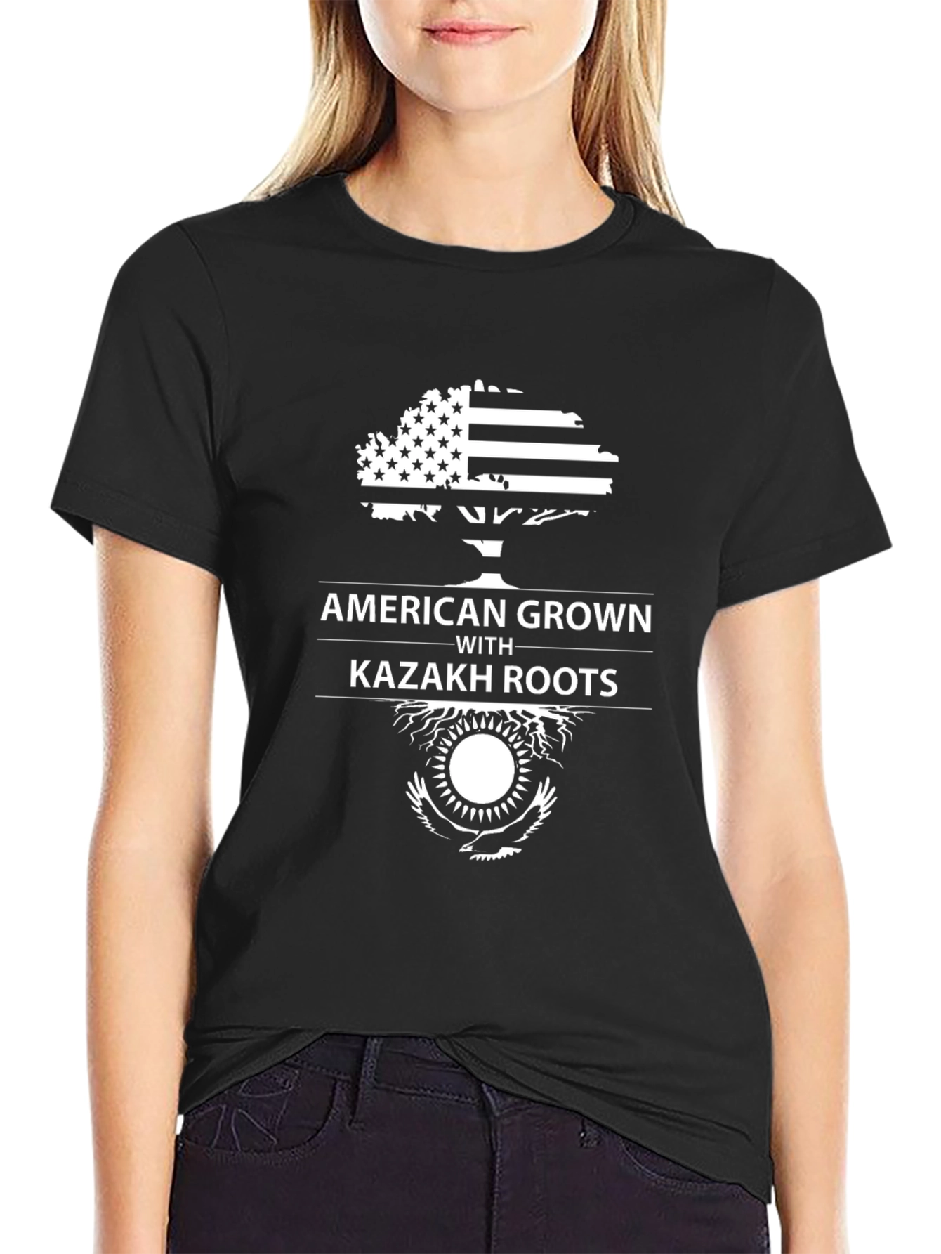 American Grown Kazakh Roots T-Shirt