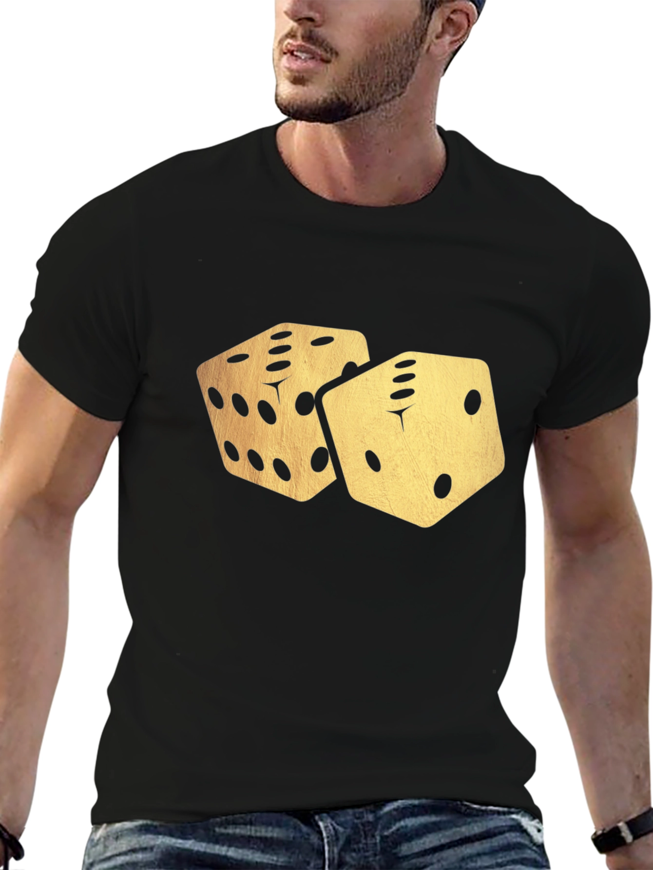 Dice Graphic T-Shirt - Lucky Roll Design