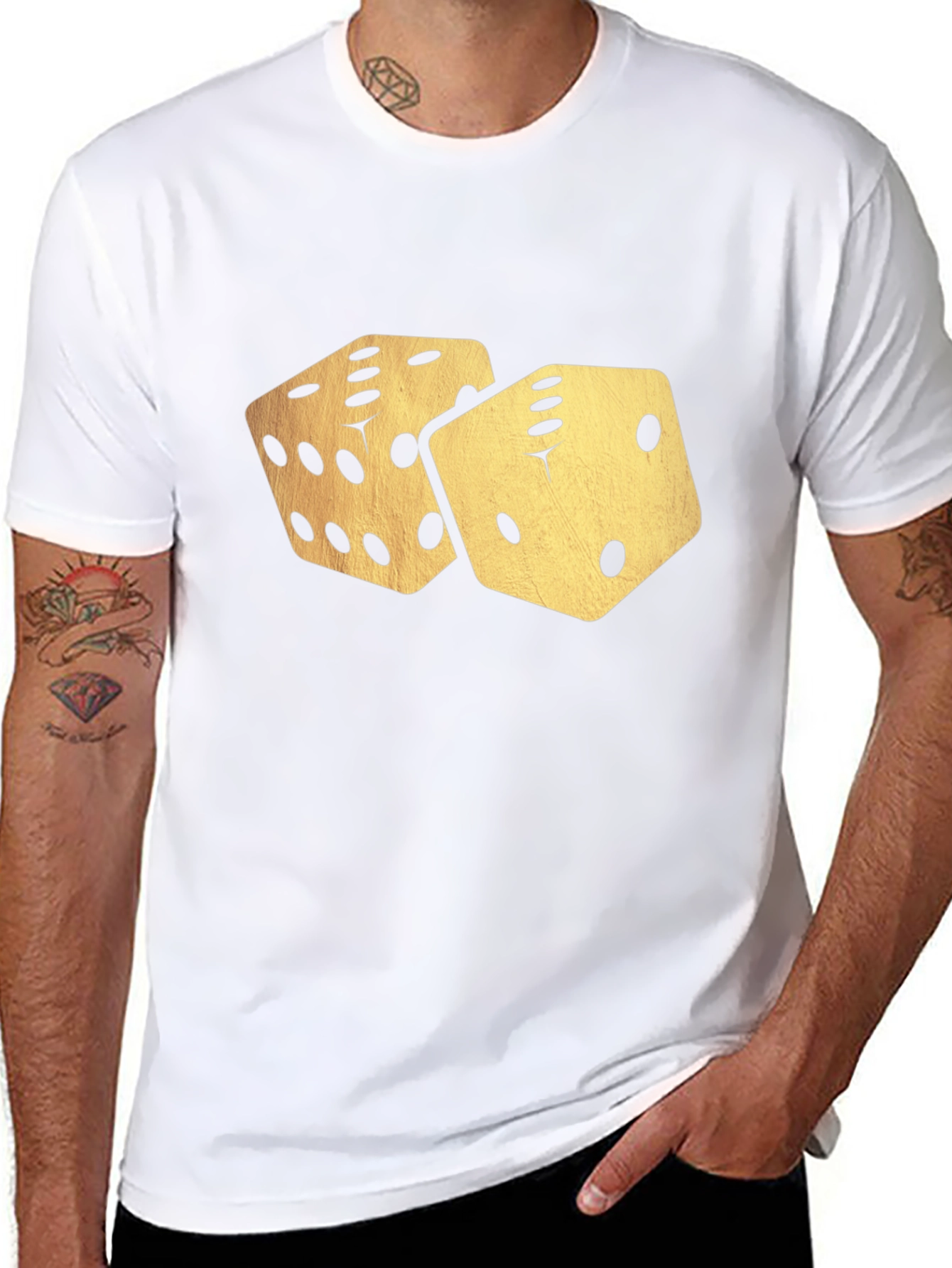 Dice Graphic T-Shirt - Lucky Roll Design