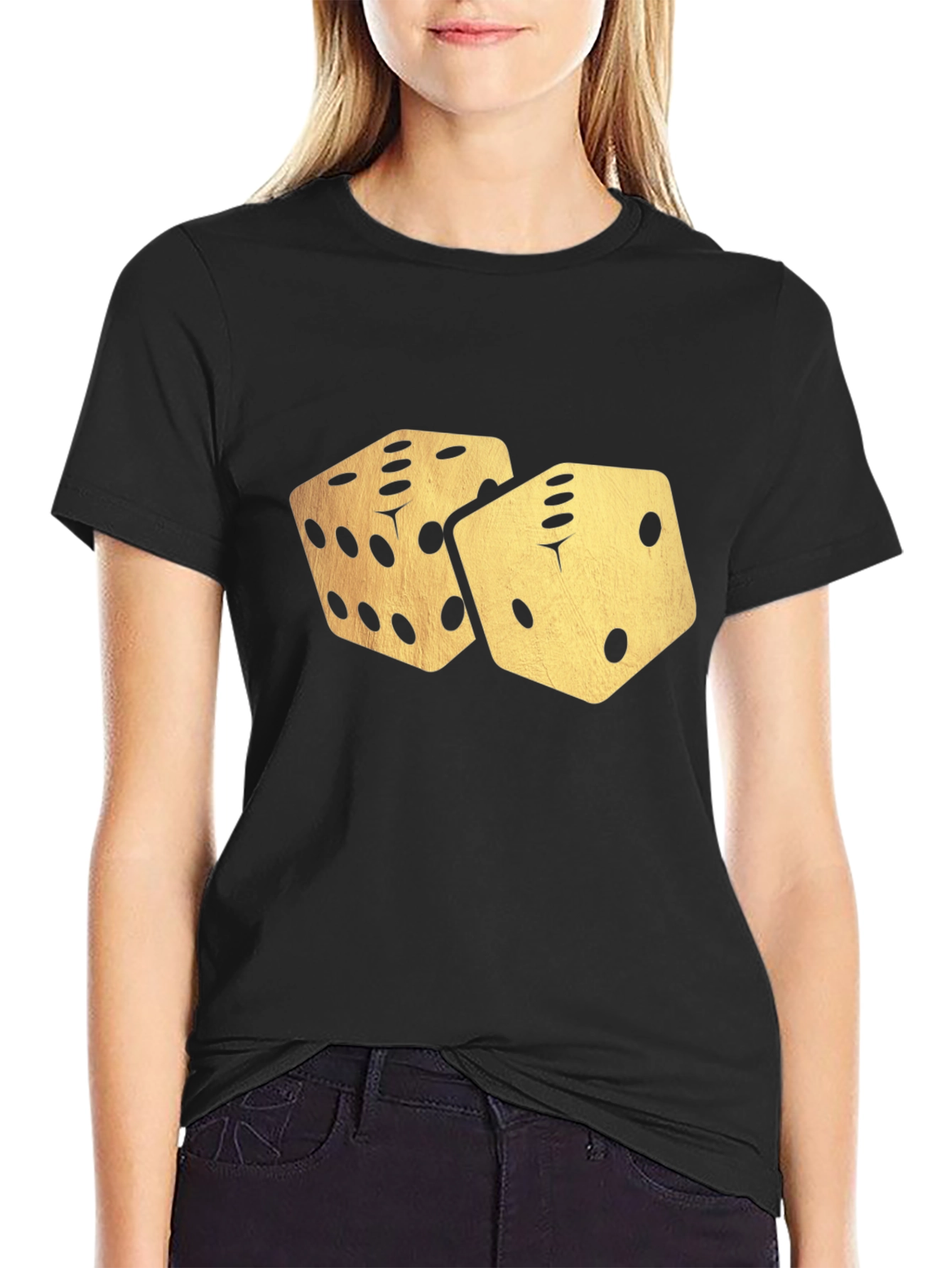 Dice Graphic T-Shirt - Lucky Roll Design