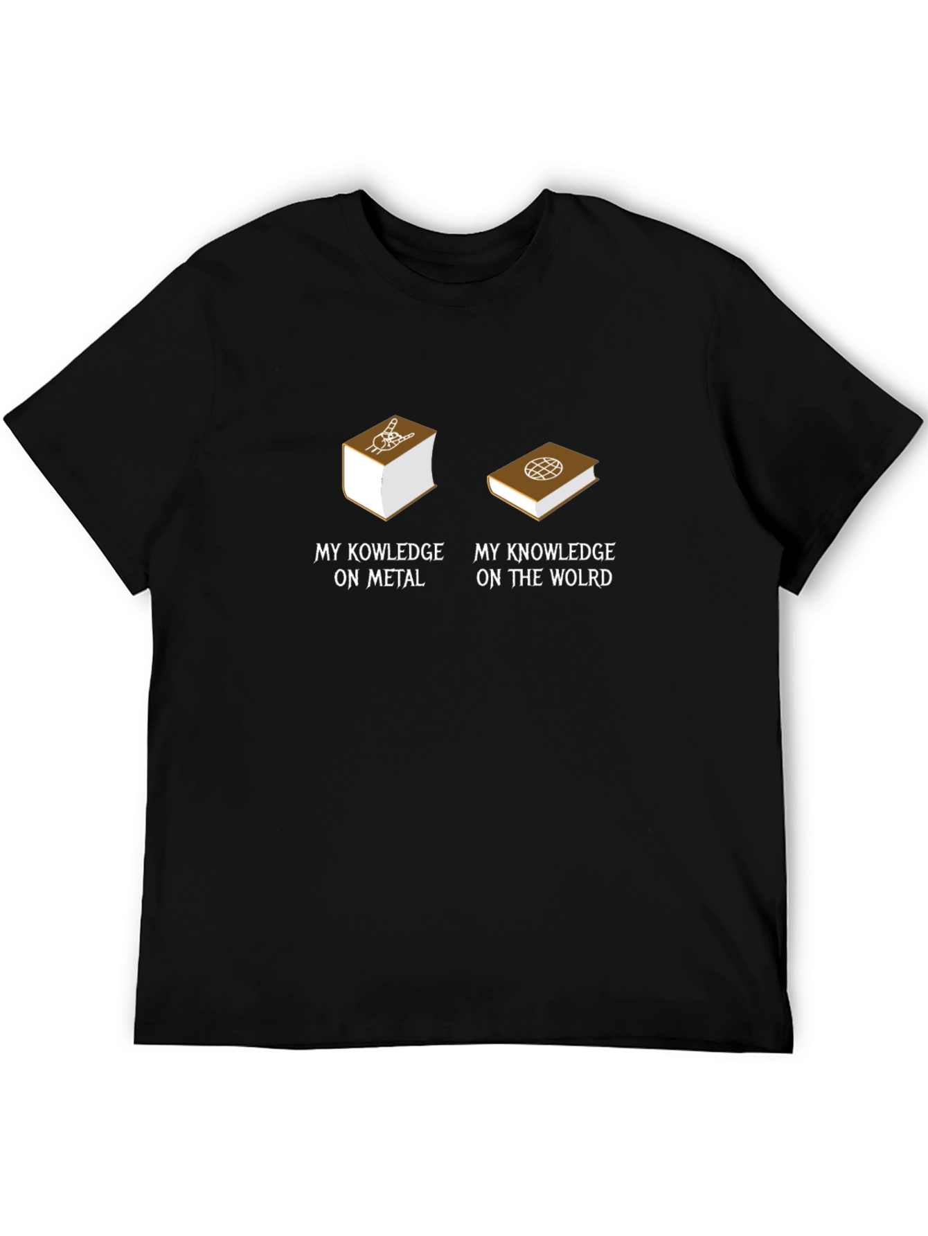 My Knowledge On Metal T-Shirt