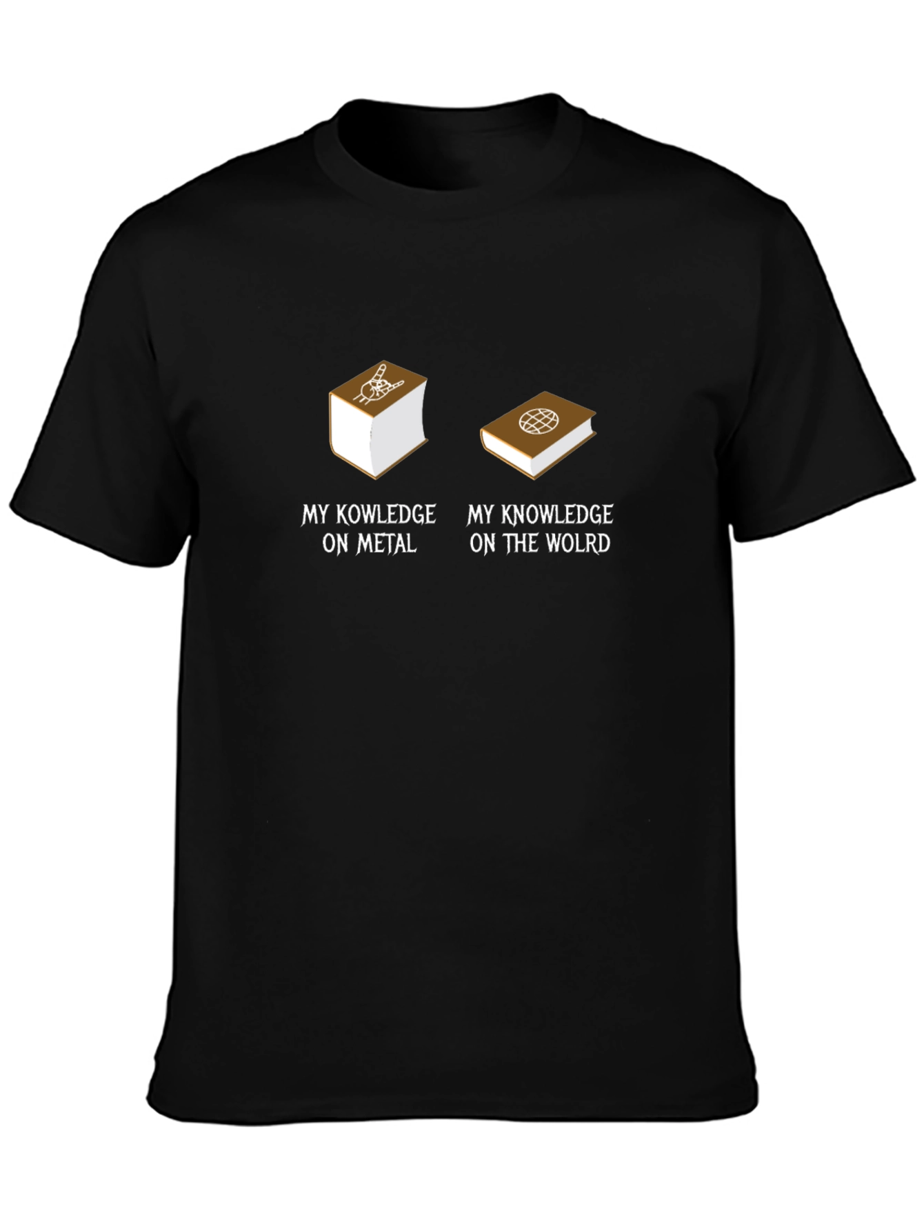 My Knowledge On Metal T-Shirt