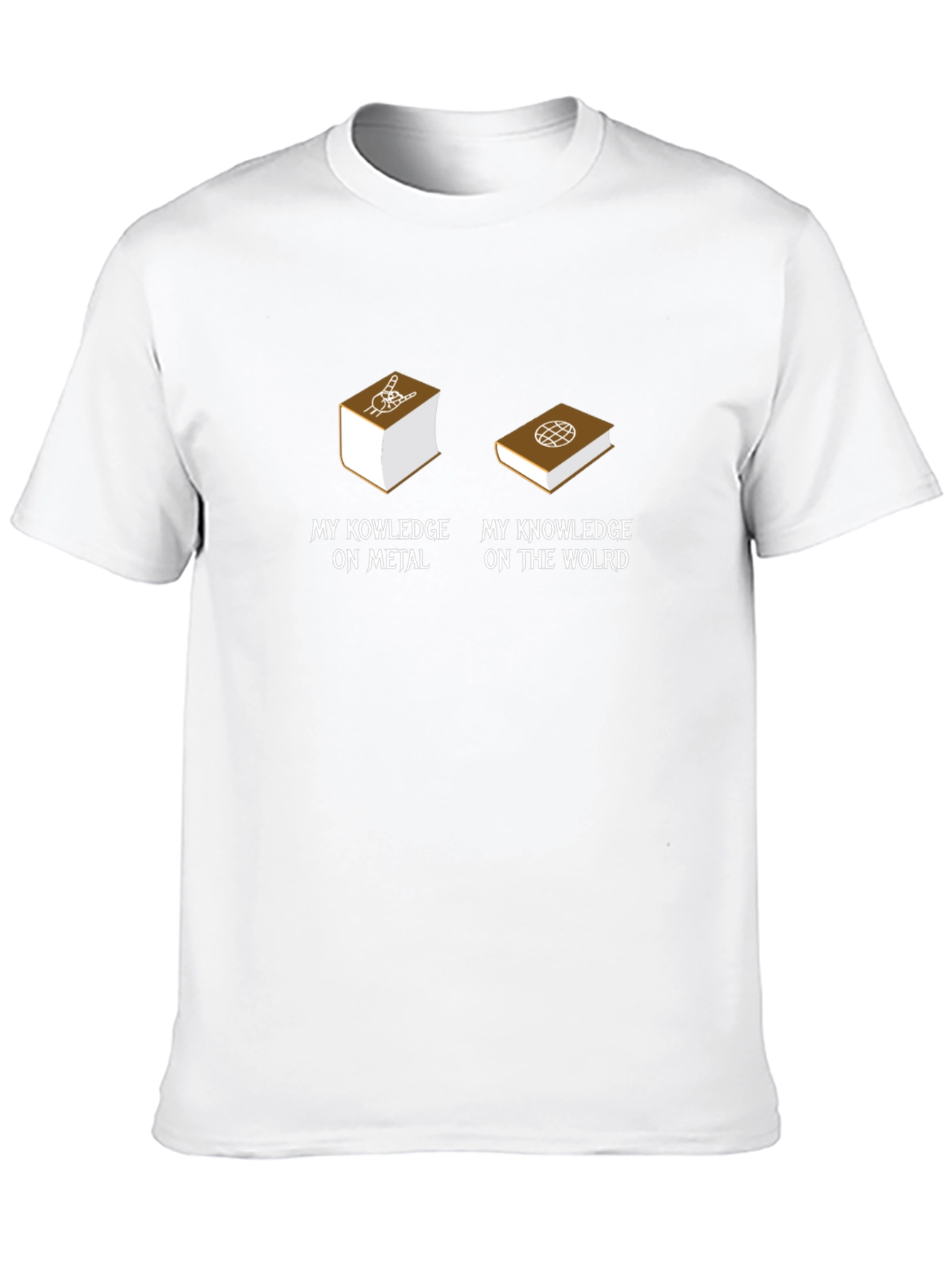My Knowledge On Metal T-Shirt