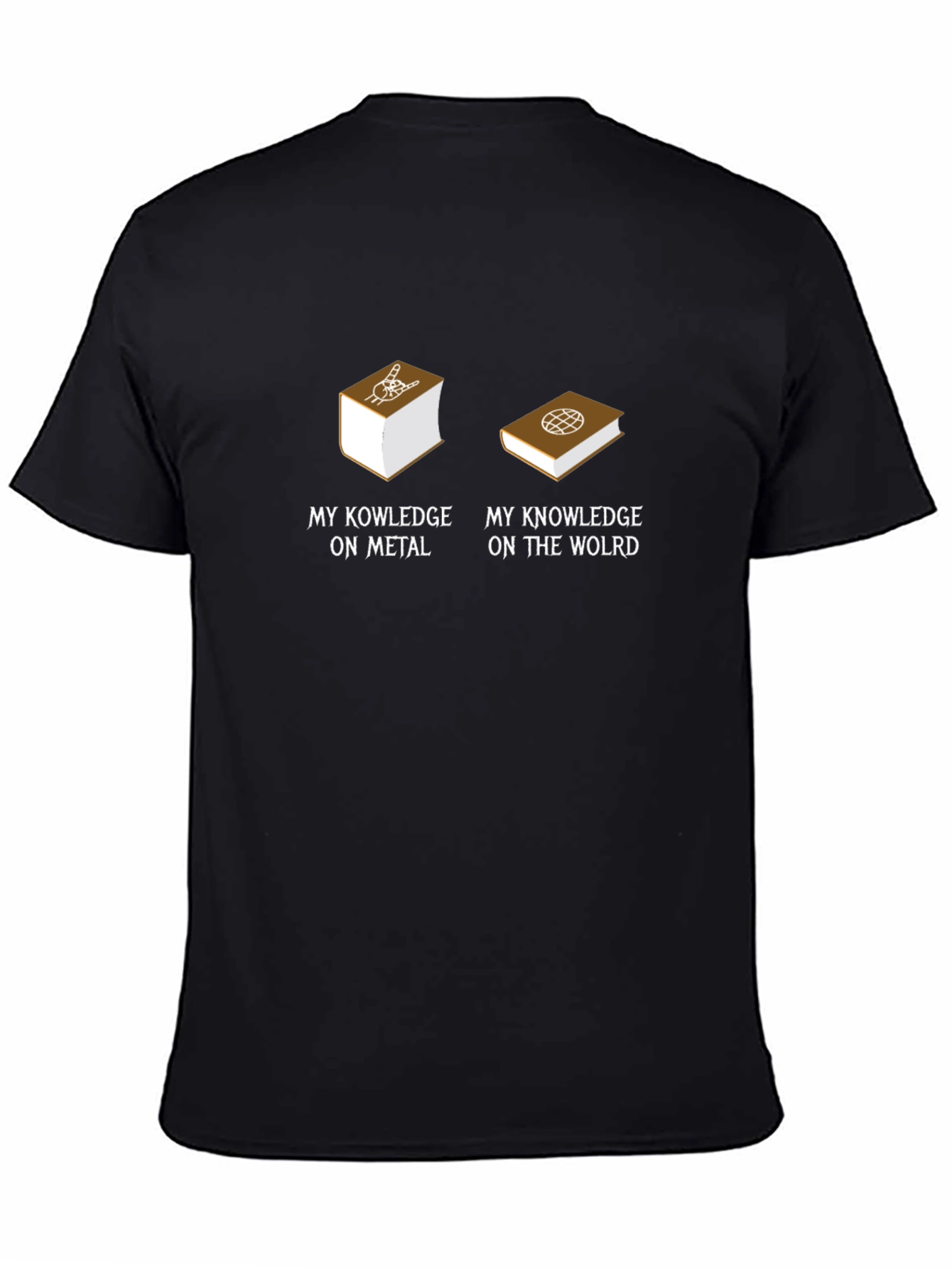 My Knowledge On Metal T-Shirt