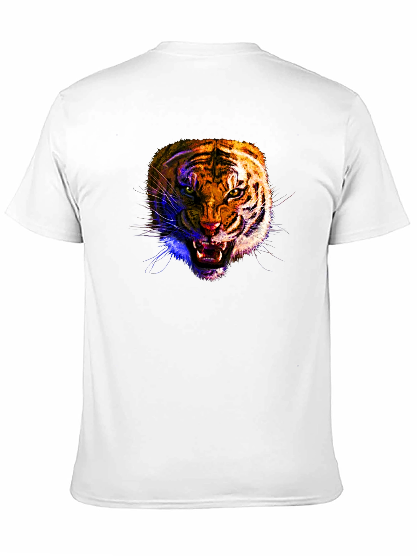 Fierce Tiger Graphic Black T-Shirt