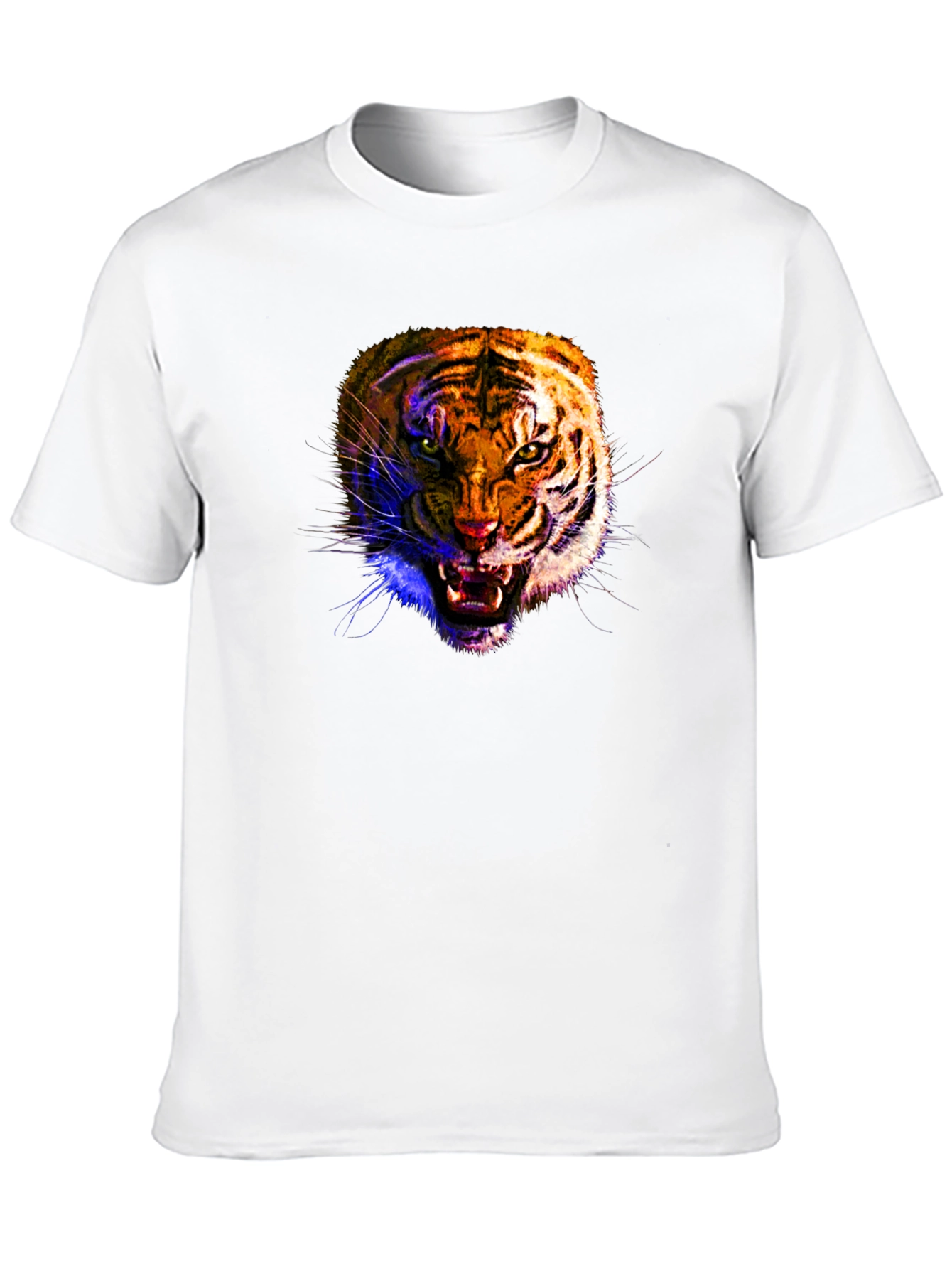 Fierce Tiger Graphic Black T-Shirt