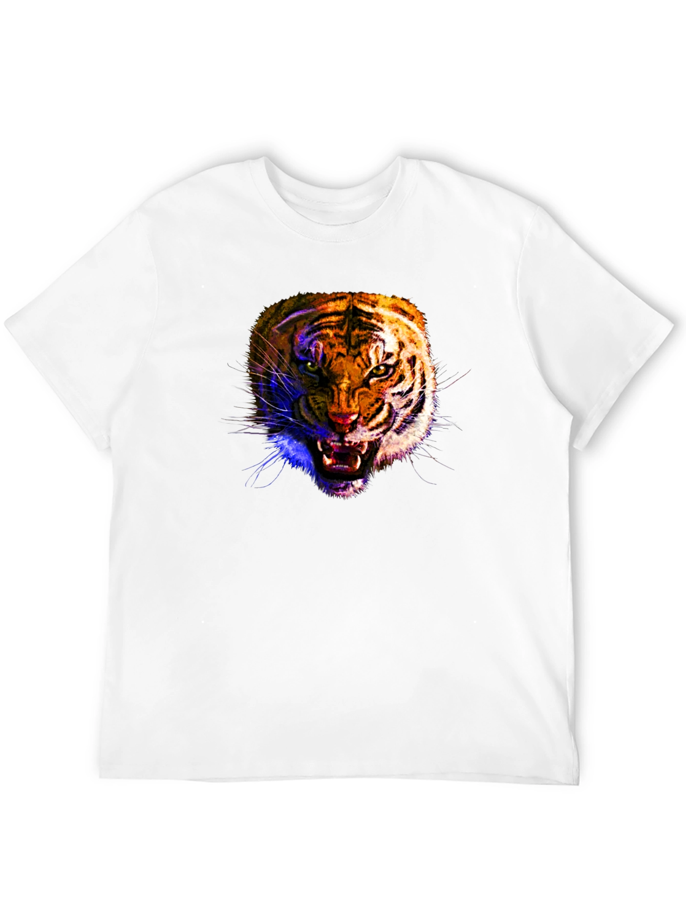 Fierce Tiger Graphic Black T-Shirt