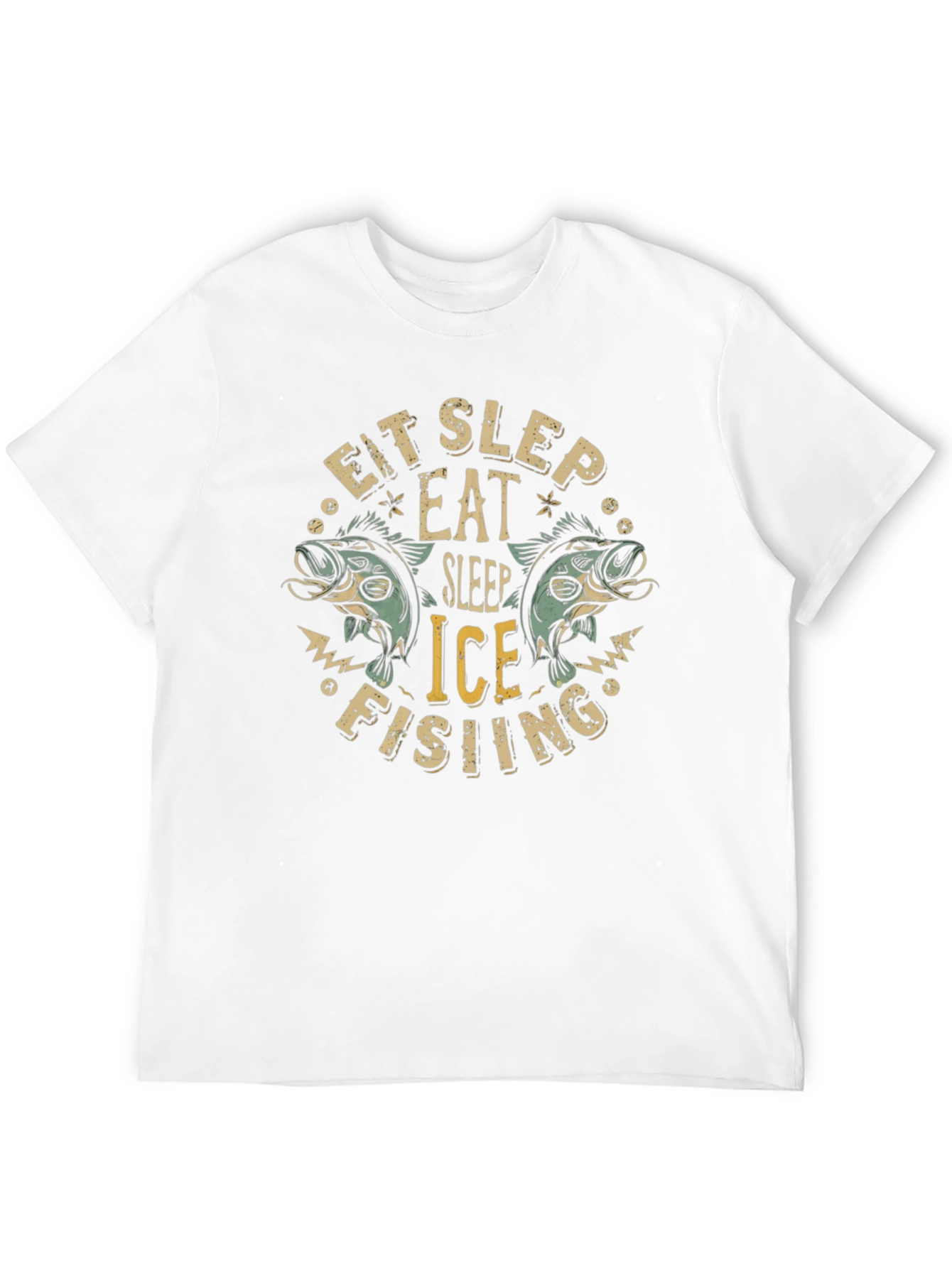 Eat Sleep Ice Fishing Graphic T-Shirt