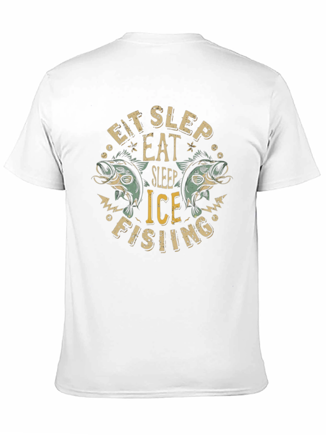 Eat Sleep Ice Fishing Graphic T-Shirt