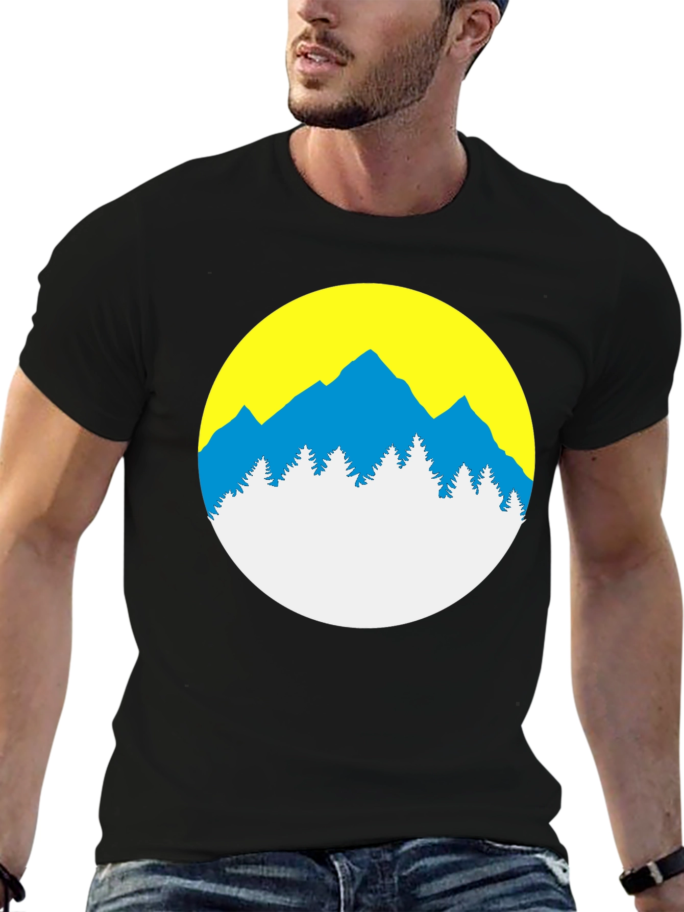Mountain Scene Graphic Tee
