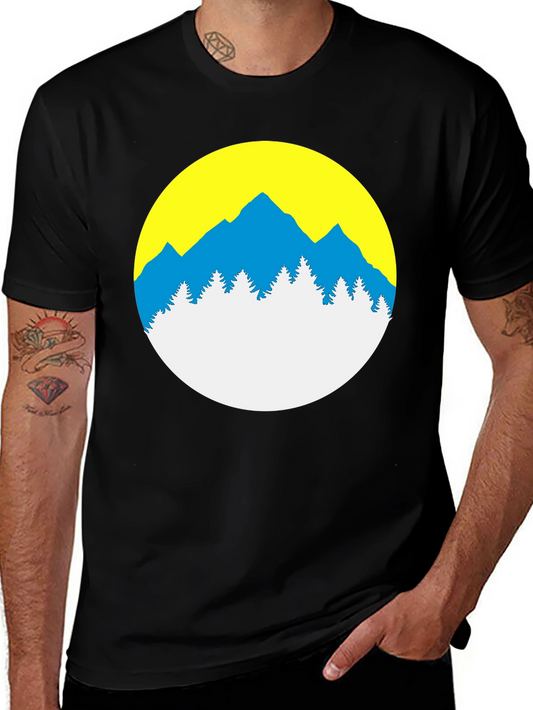 Mountain Scene Graphic Tee