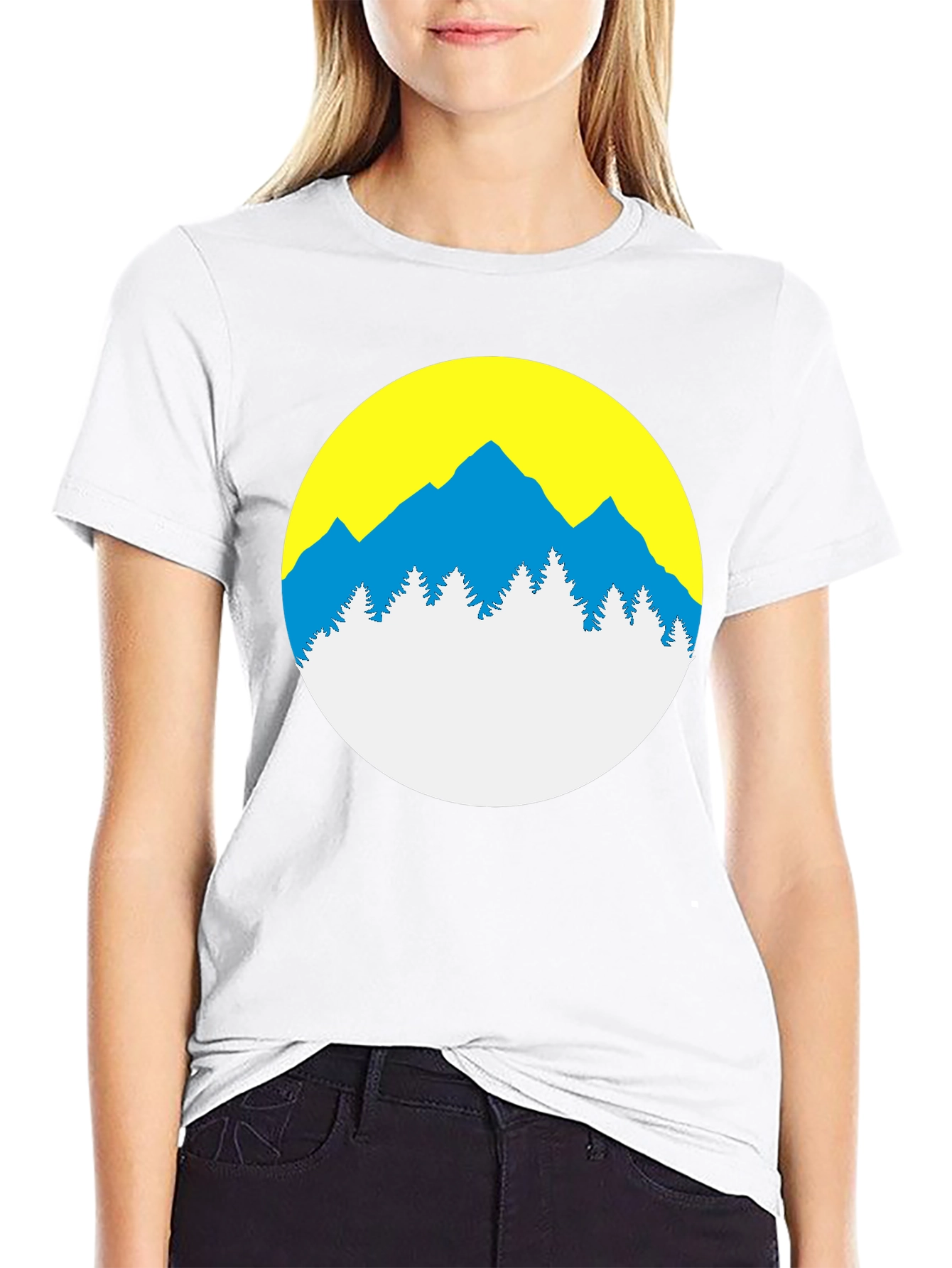 Mountain Scene Graphic Tee