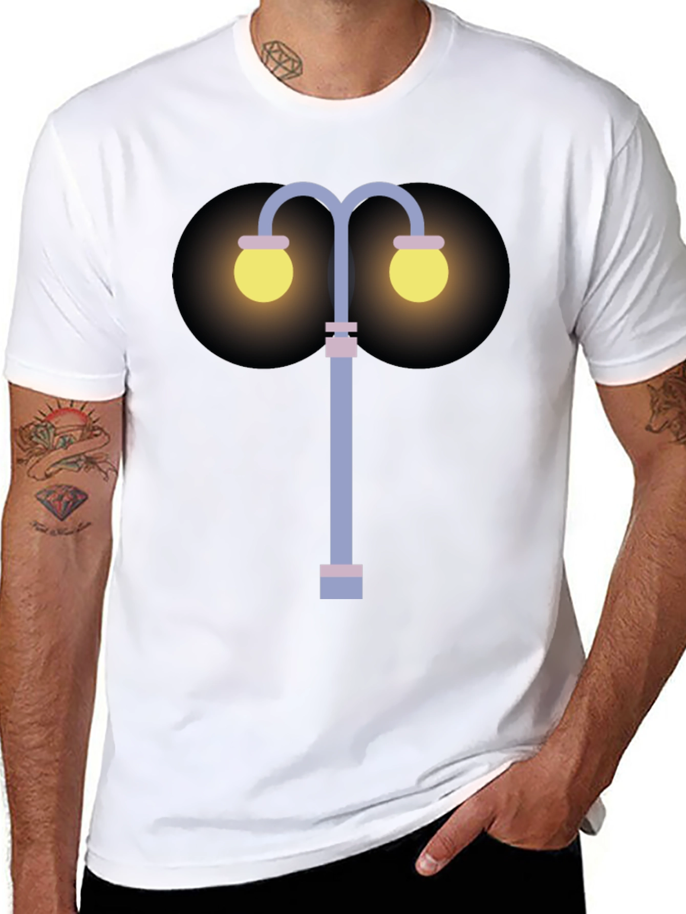 Novelty Street Lamp Graphic Tee