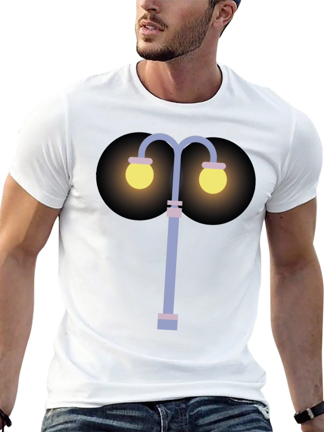 Novelty Street Lamp Graphic Tee
