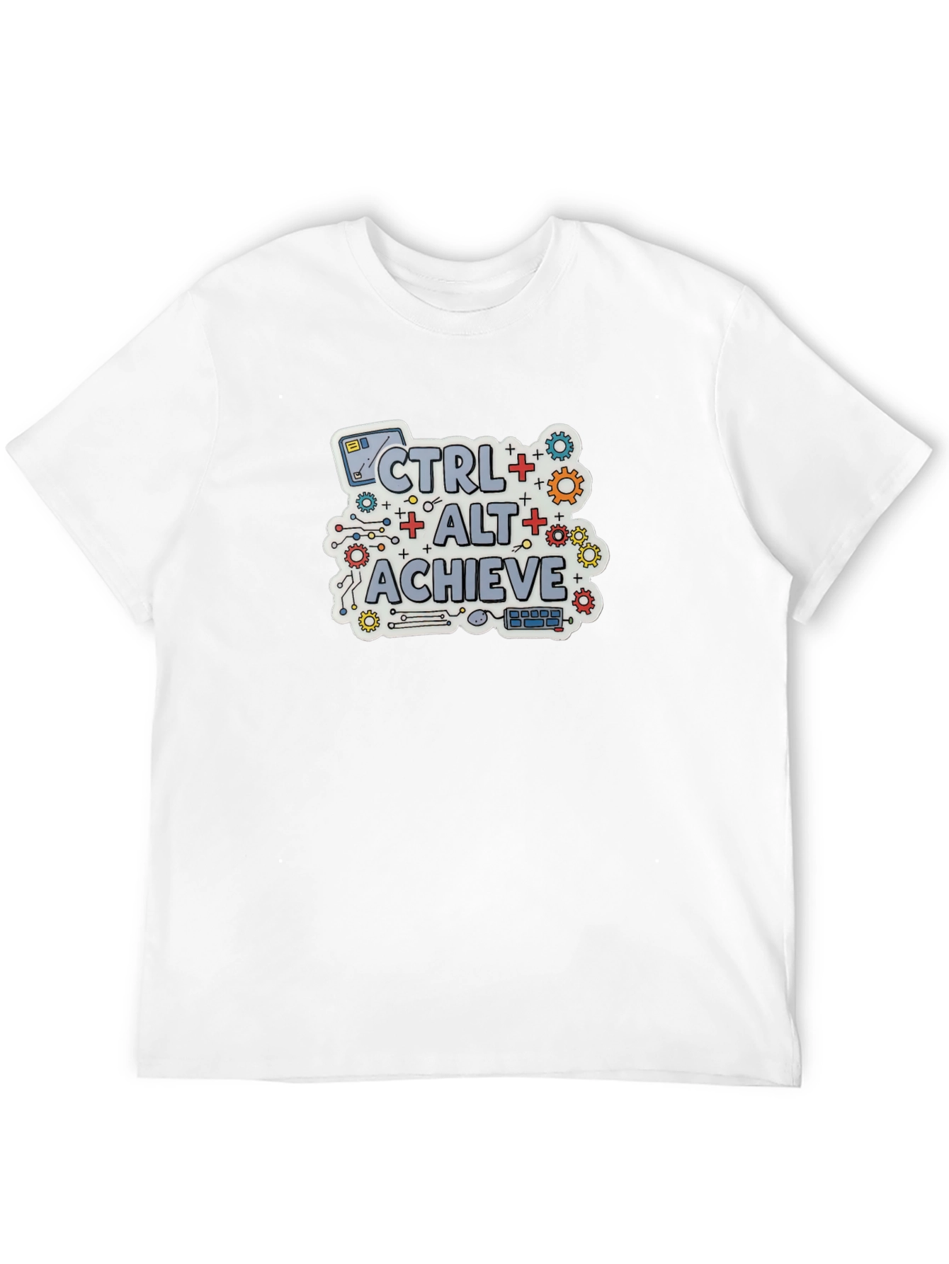 CTRL + ALT + ACHIEVE Black T-Shirt