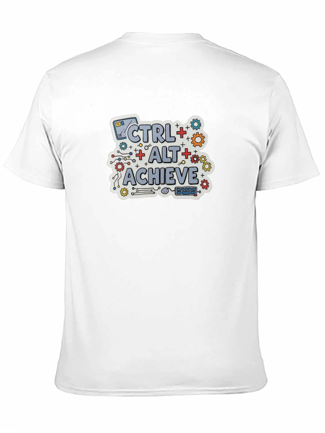 CTRL + ALT + ACHIEVE Black T-Shirt