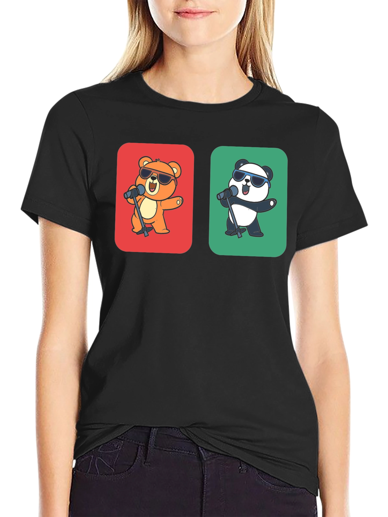 Singing Bear & Panda Graphic Tee
